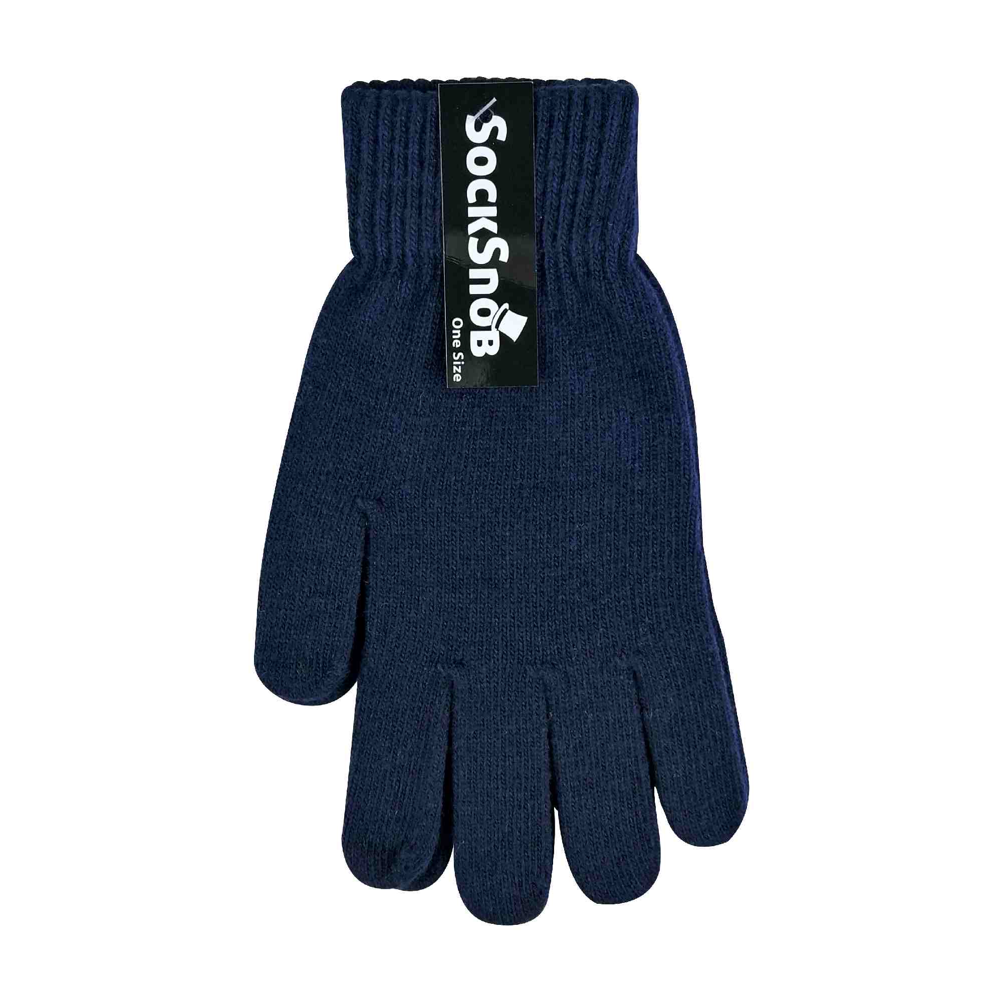 Mens Thin Knitted Winter Magic Thermal Wool Gloves - Picture 11 of 13