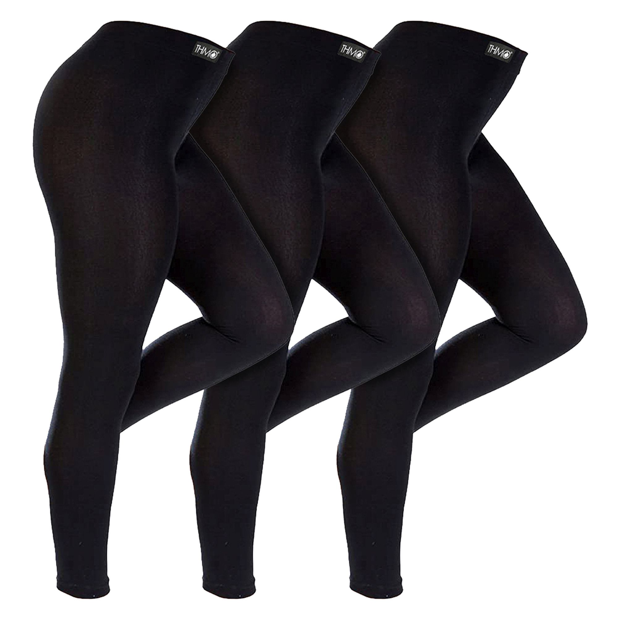 Kids 3 Pack Thermal Leggings with Thermal Brushed Inner - Picture 2 of 6