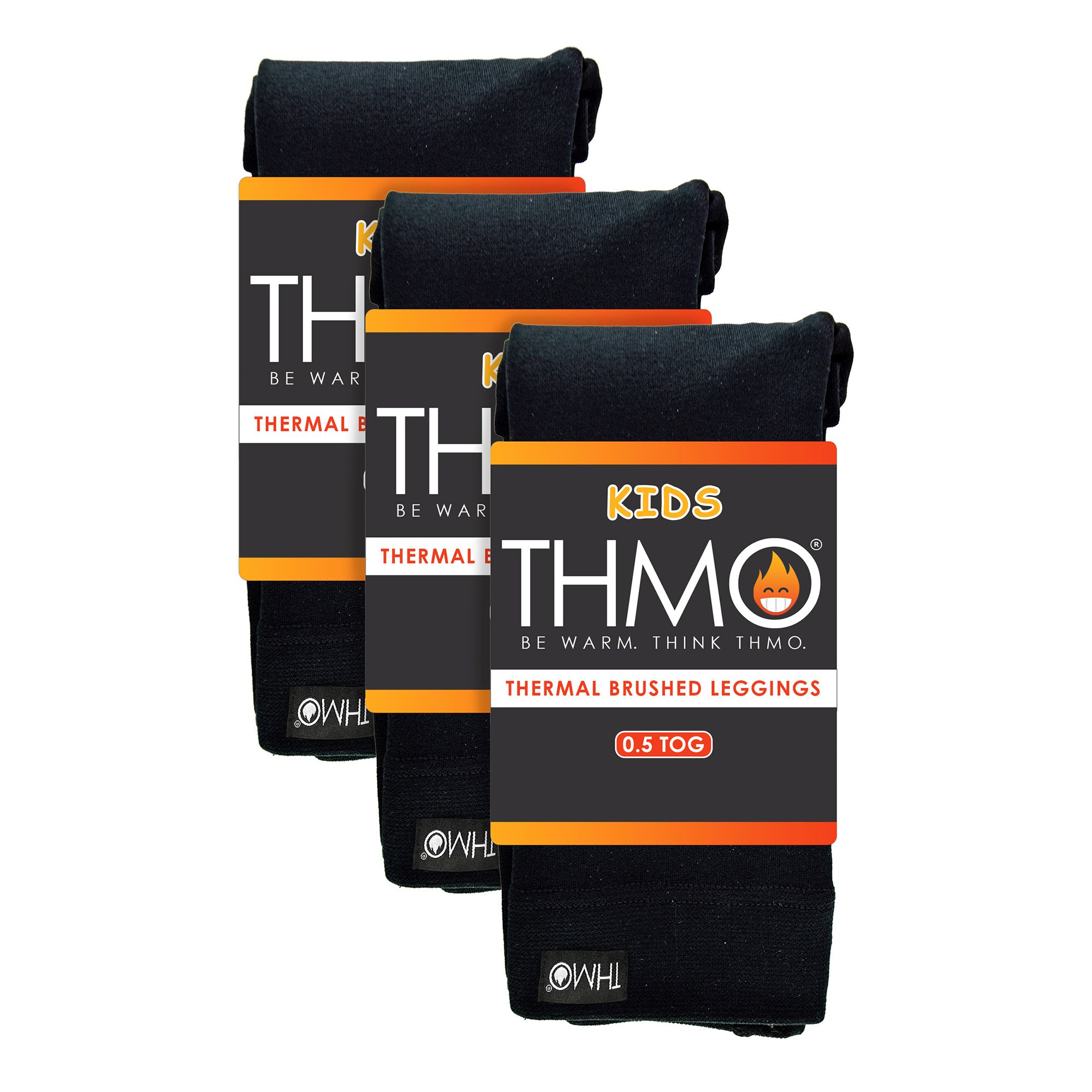 Kids 3 Pack Thermal Leggings with Thermal Brushed Inner - Picture 3 of 6