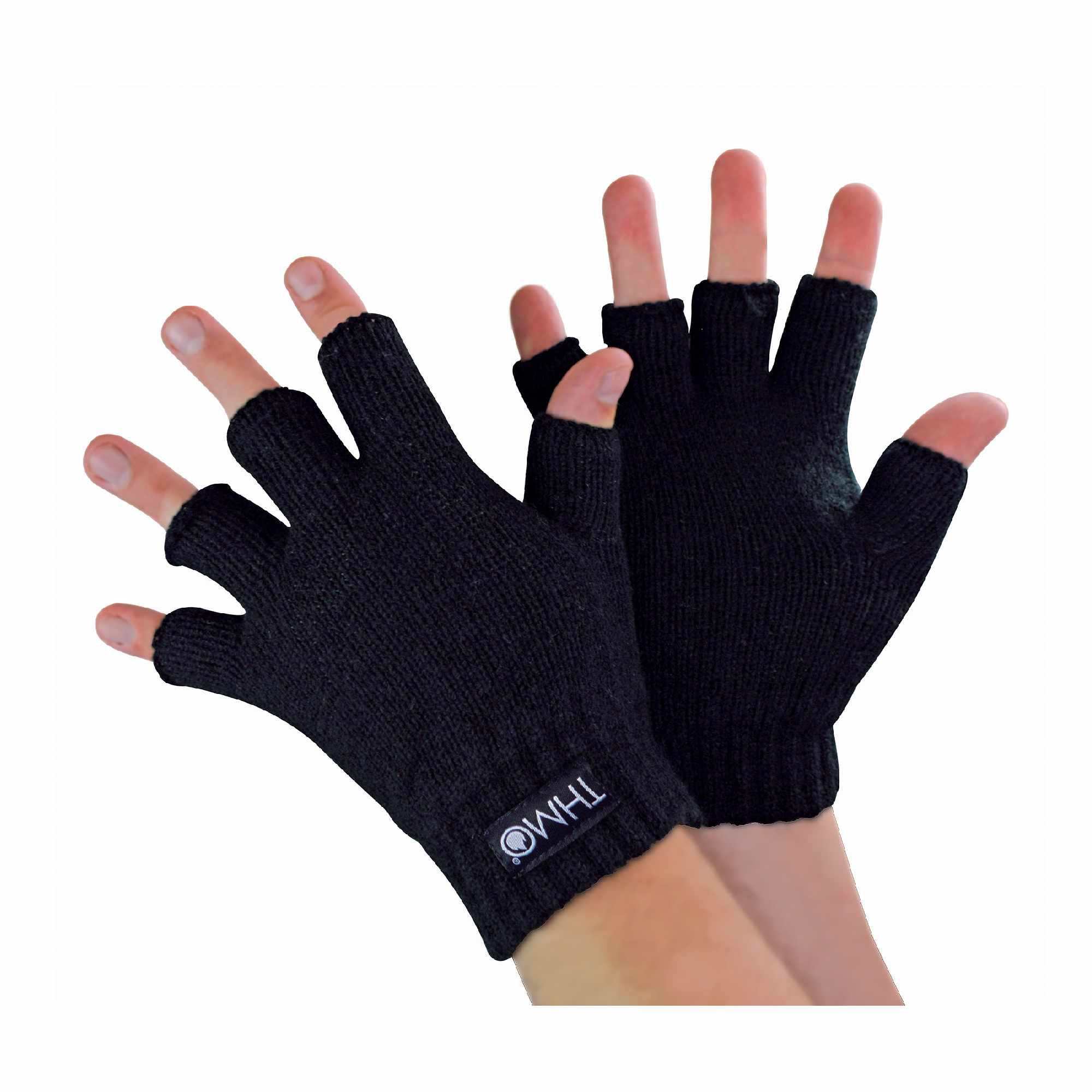Gloves Fingerless Kids | Thermal Thinsulate Gloves for Winter | THMO - Picture 2 of 6