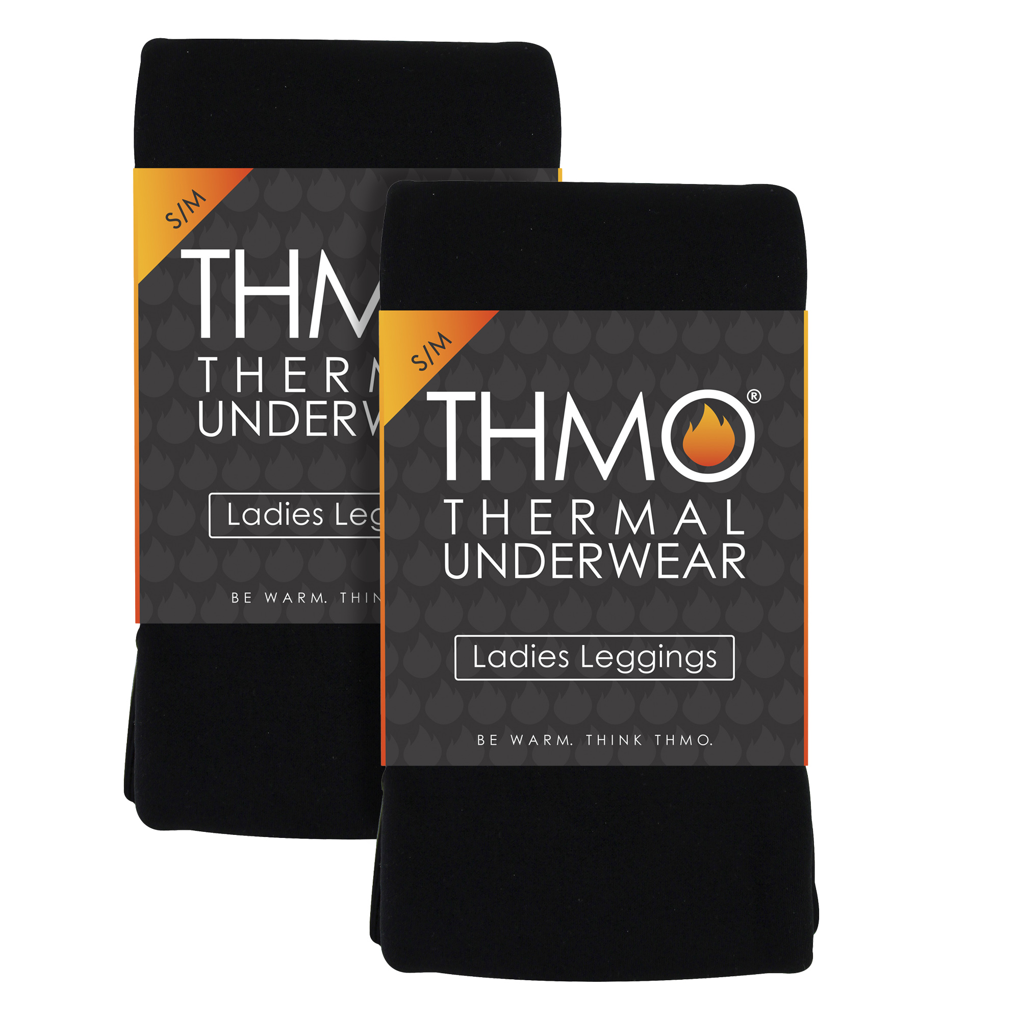 2 Pack Ladies Thermal Bottoms Leggings for Winter by THMO