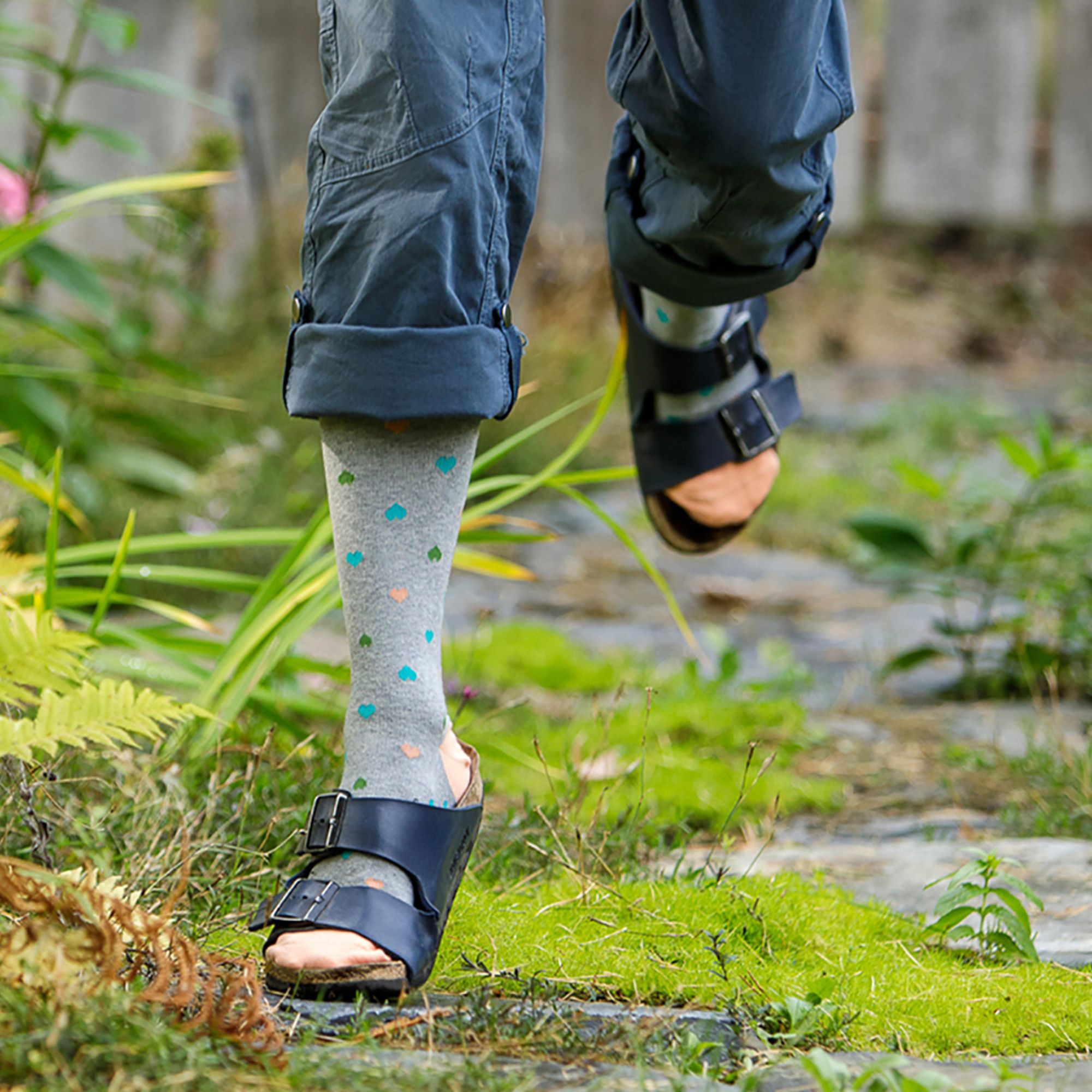 VIM&VIGR Chaussettes Contention Mollet Fantaisie Femme Homme | économies Coton 15-20 mmhg