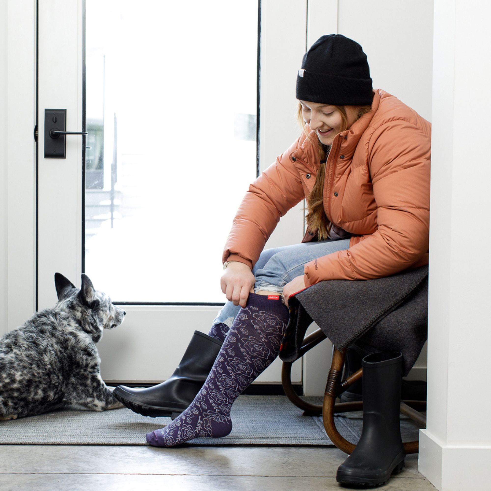 VIM&VIGR - Chaussettes Contention outlet Laine Merinos Femme Homme | 15-20 mmhg