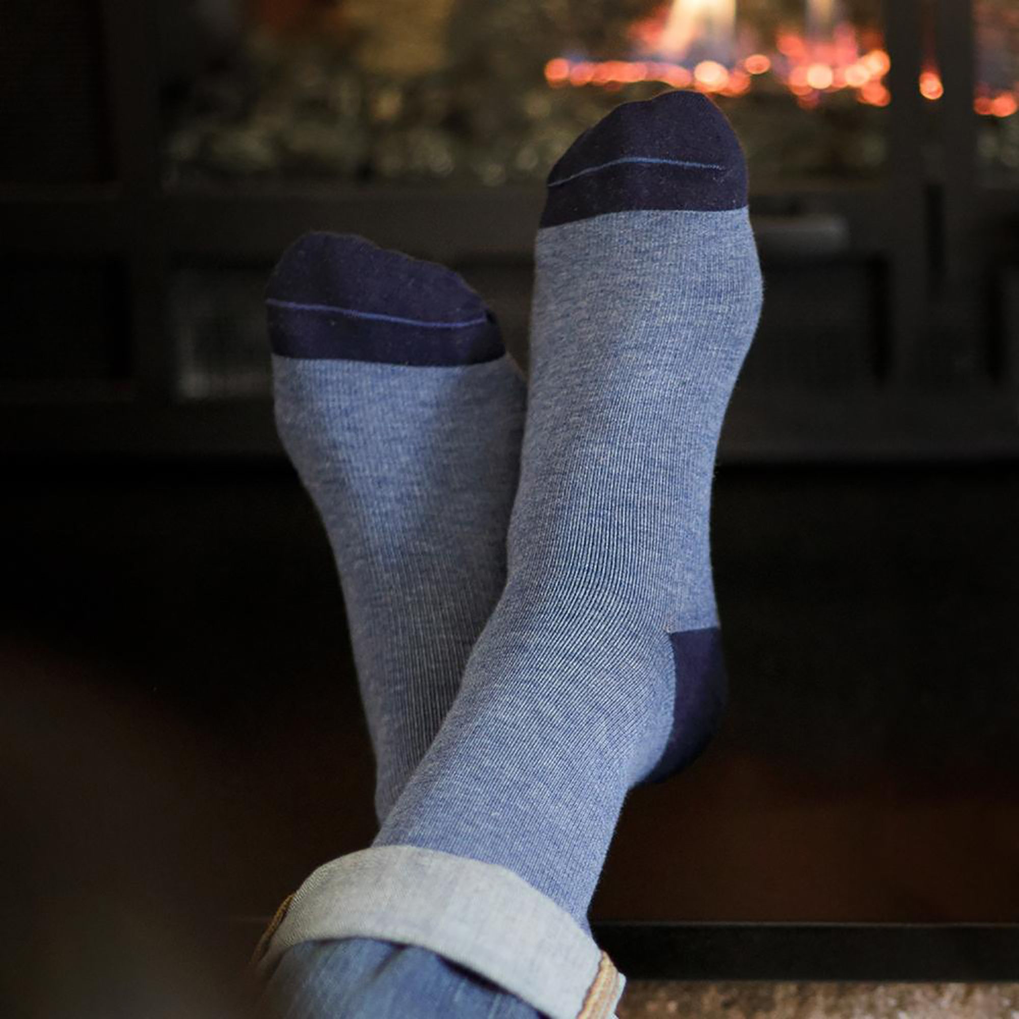 VIM&VIGR - Chaussettes Contention Mollet Large Femme Homme | le plus cher Coton 20-30 mmhg
