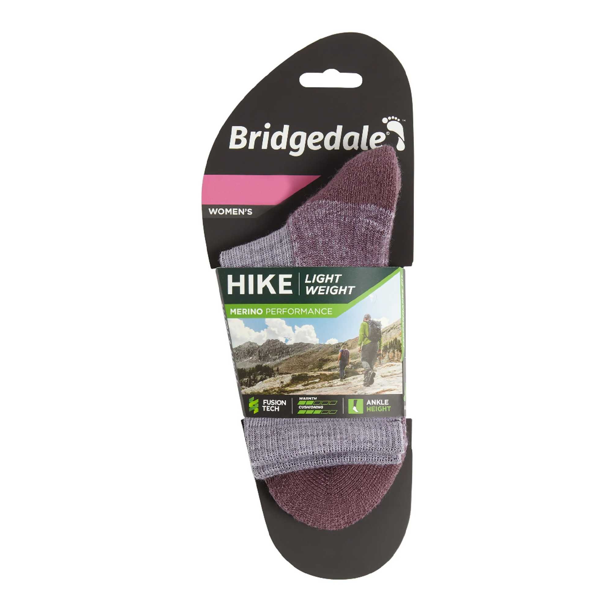 Damen Merino Trail Knöchel Wandersocken von Bridgedale - Wolle Wandersocken - Produktbild 1