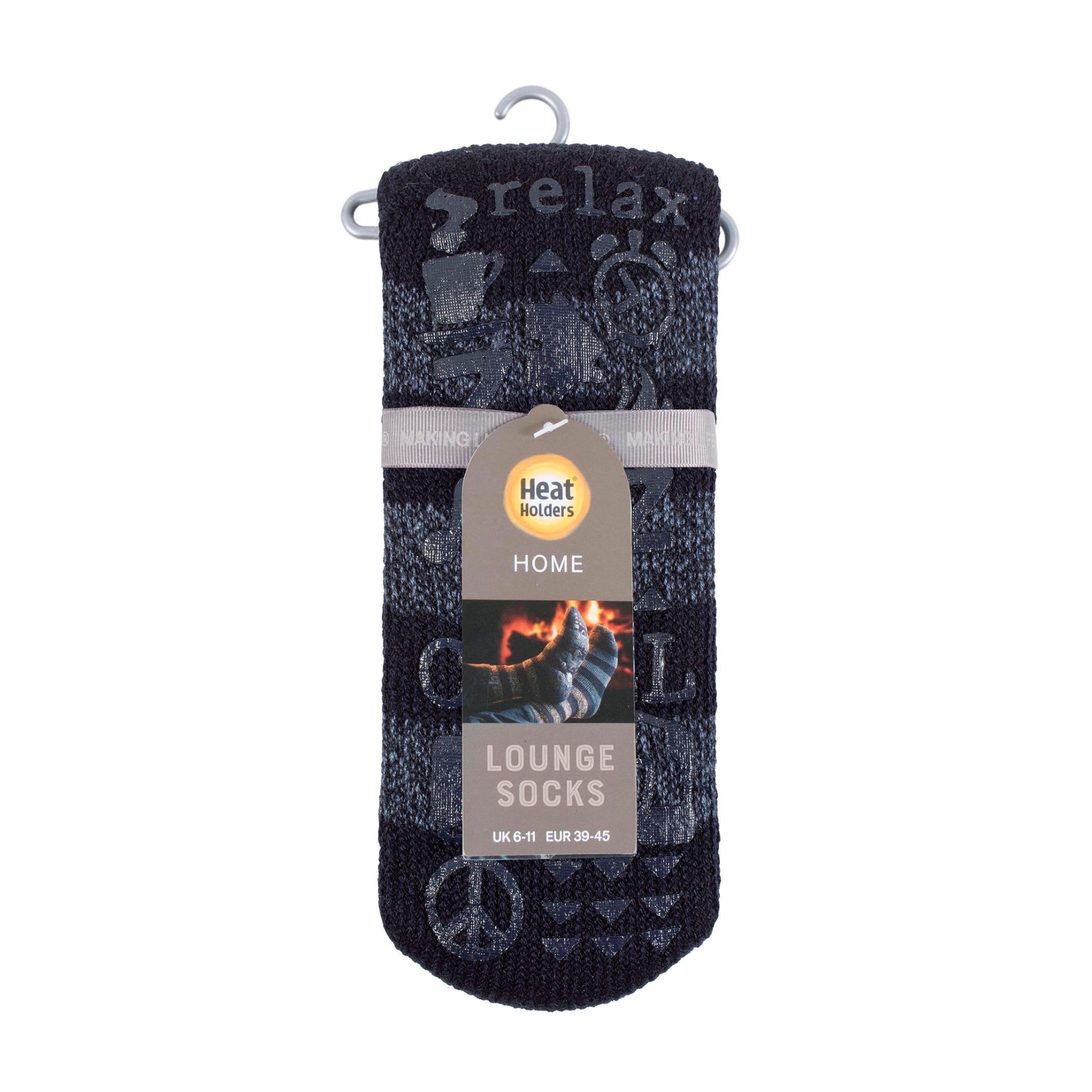 Flauschige Bettsocken für Herren von Heat Holders - Gripper Schlafsocken für den Winter - Produktbild 1