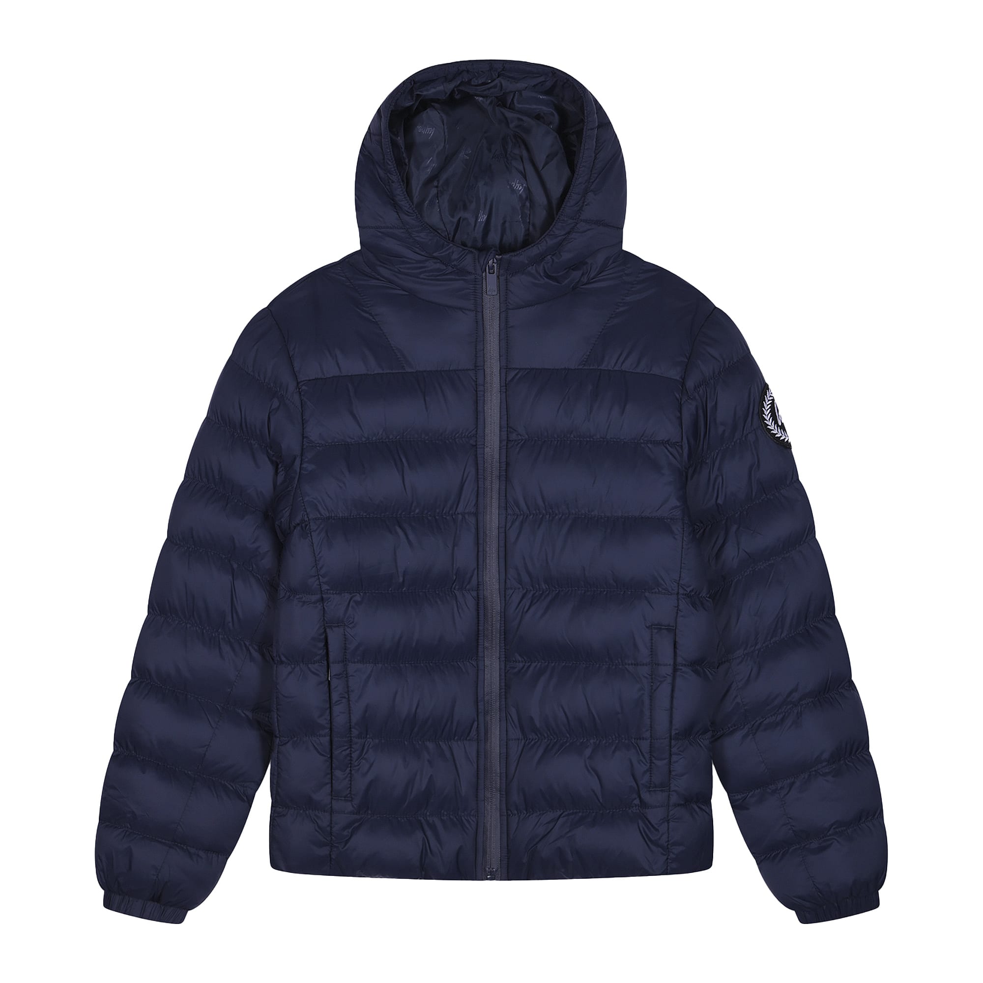 HYPE - Kids Navy Puffer Jacket Hooded Warm Quilted Winter Coat