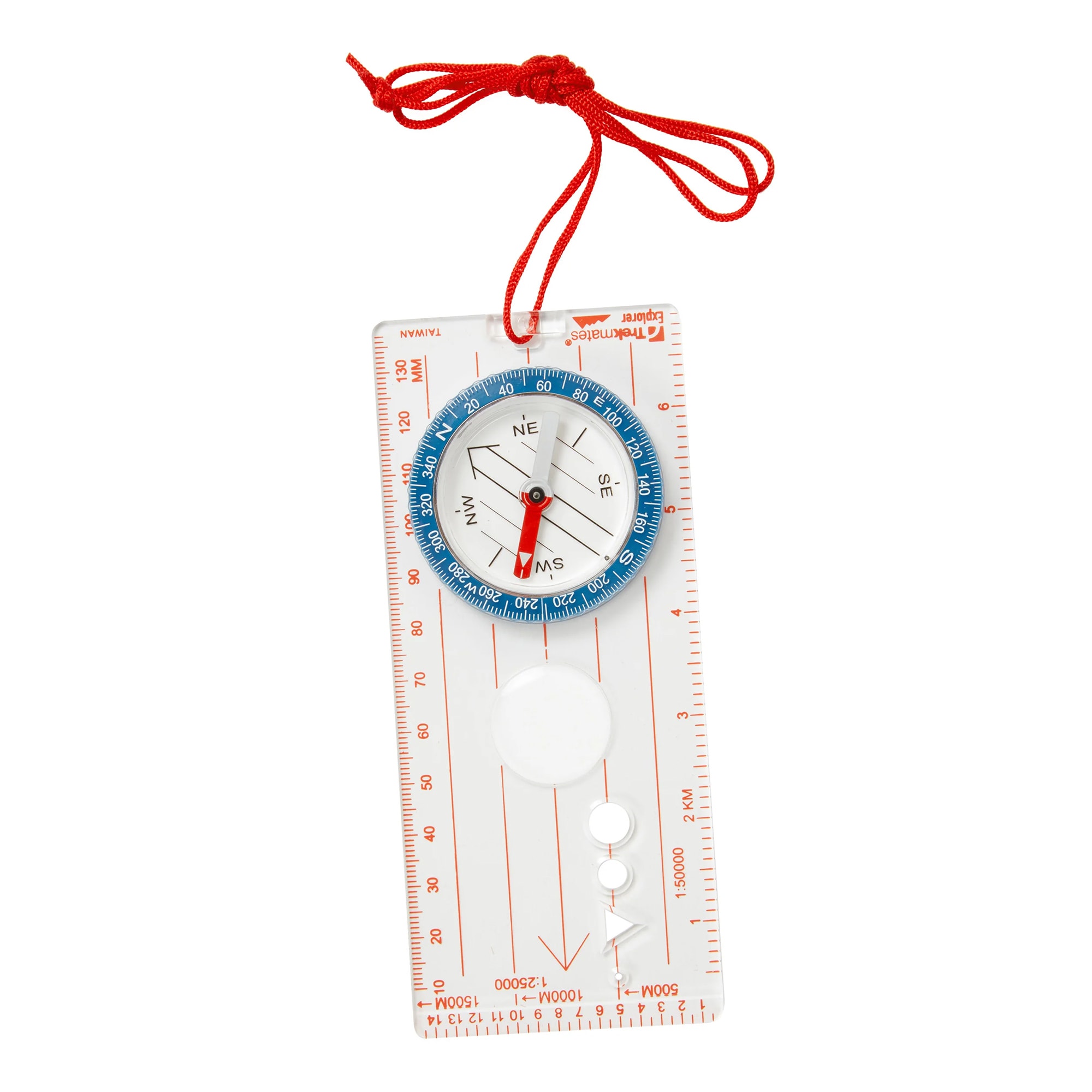 Trekmates – Explorer Baseplate Compass with Magnifier for Outdoor Navigation