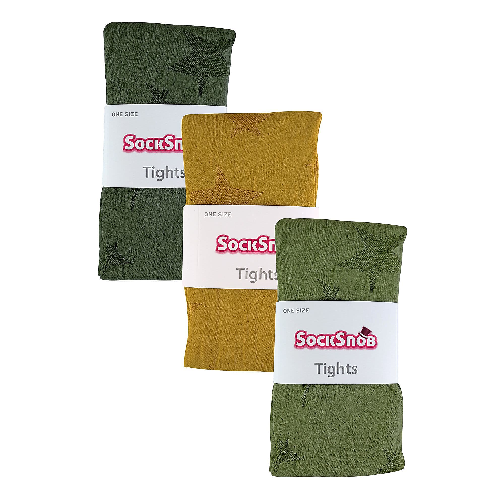 Womens 80 Denier Tights by Sock Snob - 3 Multi Pack Colourful Tights - 第 17/24 張圖片