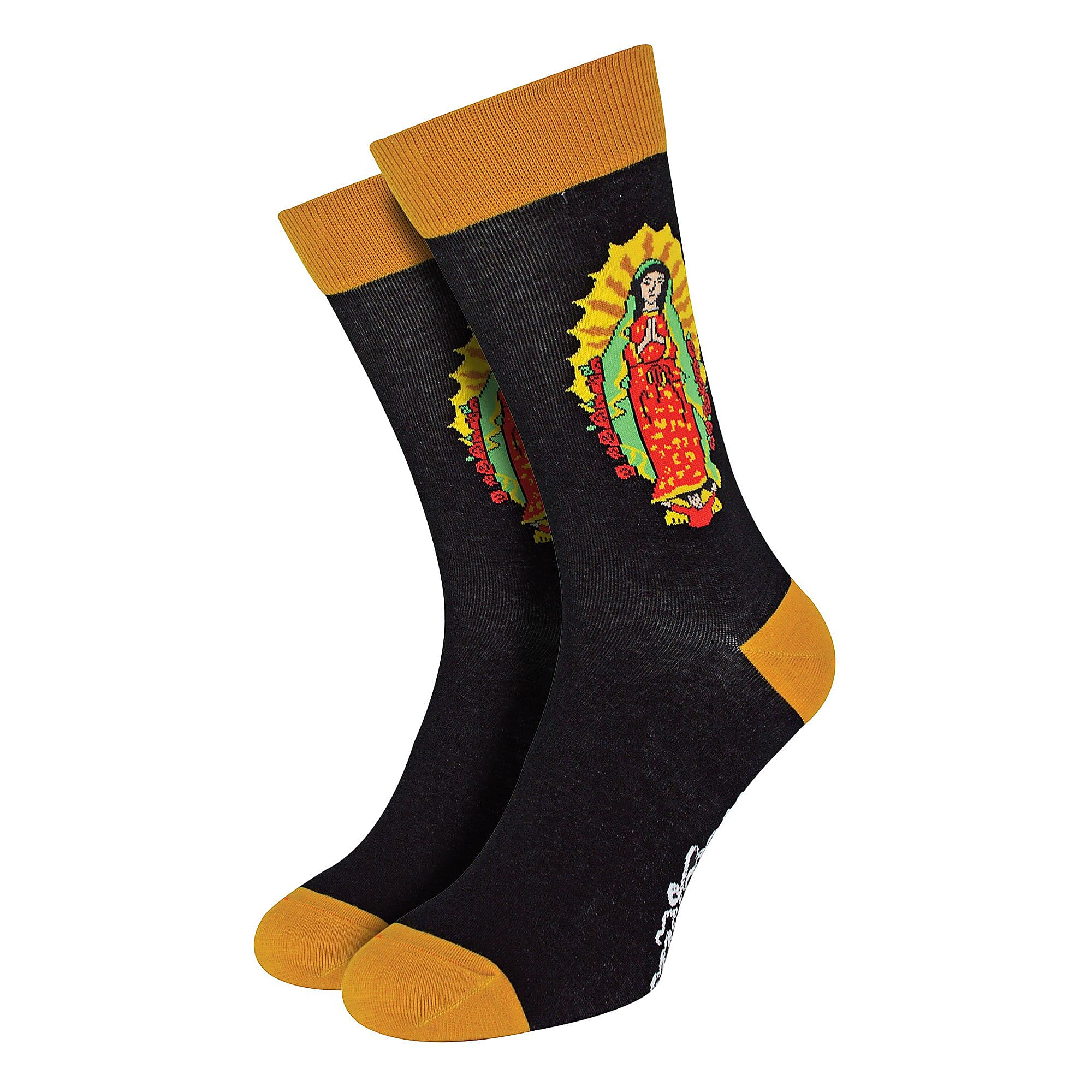 Calcetines Mary Guadalupe | Soctopus | Divertidos calcetines de algodón Lady of Guadalupe - Imagen 1 de 3