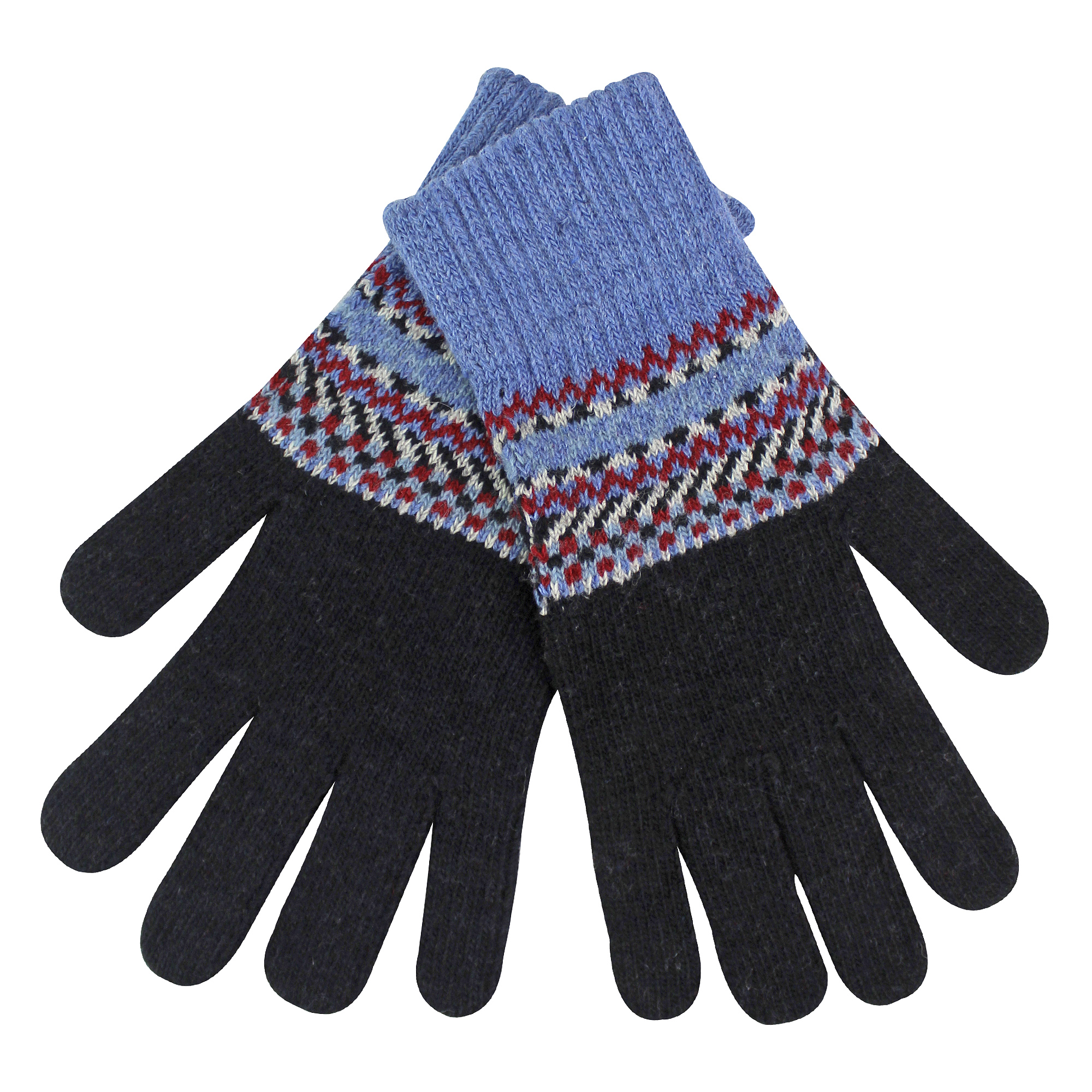 Herren Wollhandschuhe | Winter süße Fairisle Handschuhe für kaltes Wetter - Bild 8 von 9