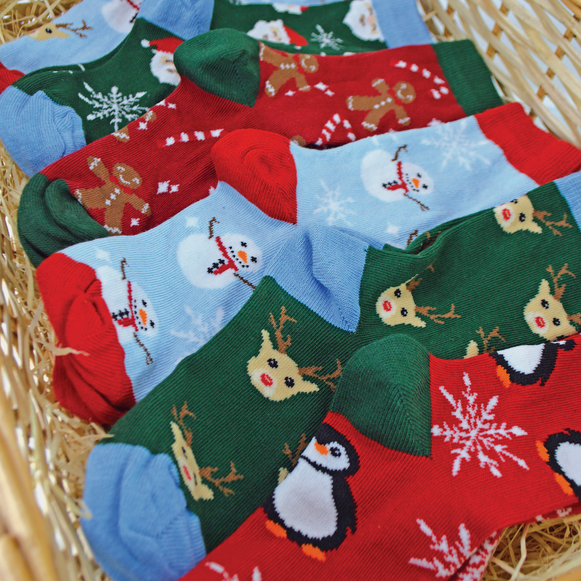 Novelty Kids Christmas Socks | Sock Snob | Cotton Funny Pattern Xmas Gift Socks - Picture 6 of 16