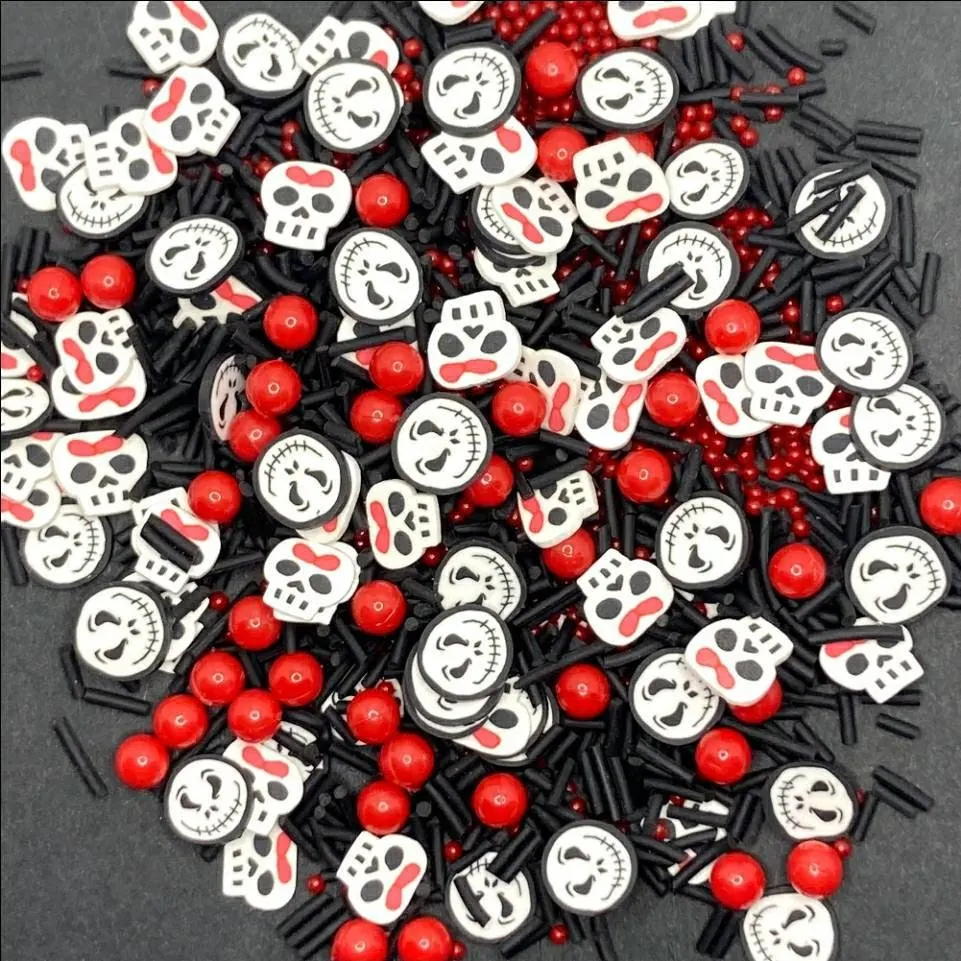 Day Of The Dead Polymer Clay Slices