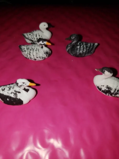 Hand Painted Miniature Ducks