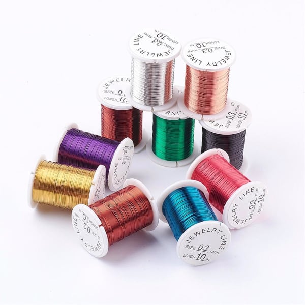 Copper Wire Rolls 10 Meter 28 Gauge Rolls 10 For 16.99