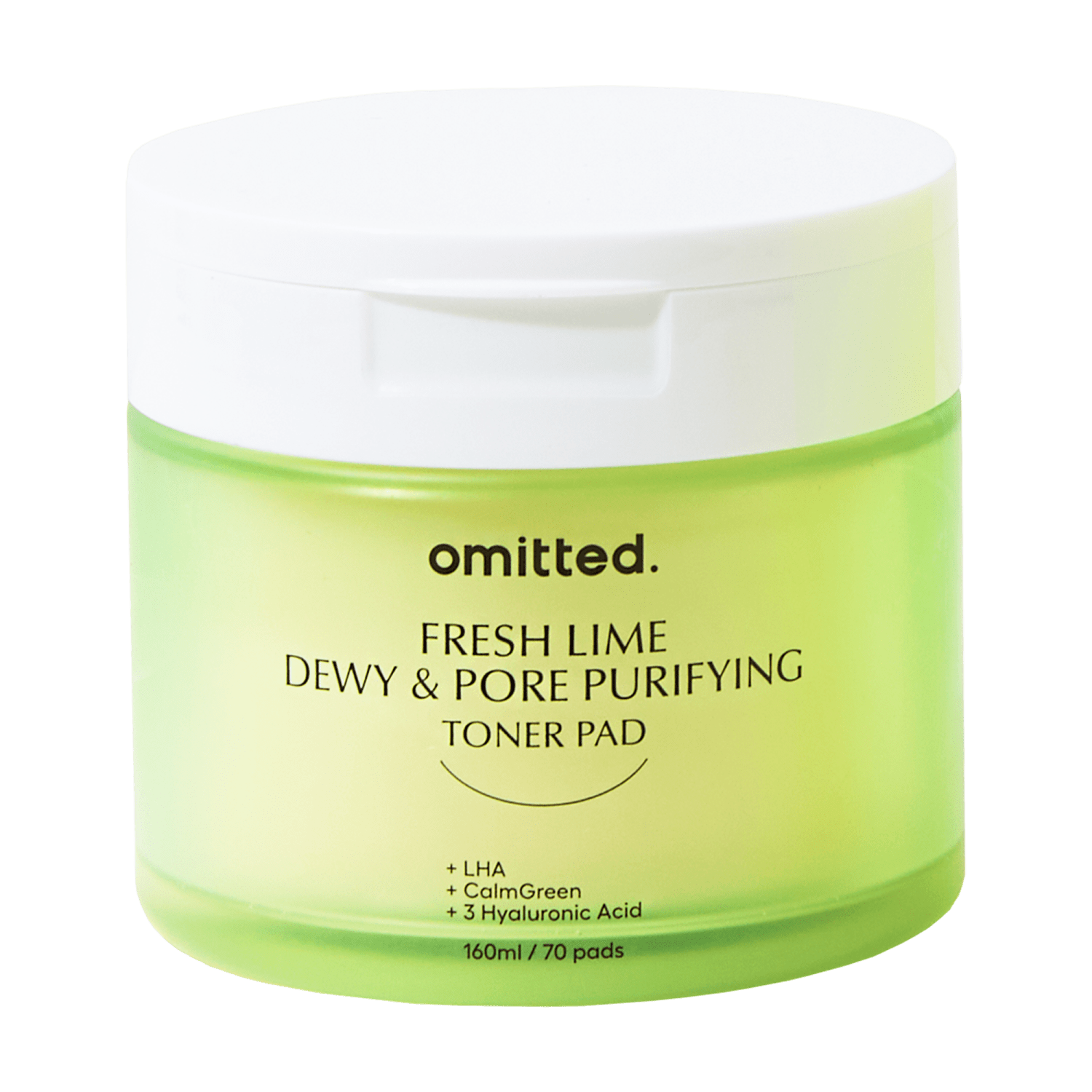 Omitted Fresh Lime Dewy & Pore Purifying Toner Pad