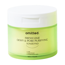 Omitted Fresh Lime Dewy & Pore Purifying Toner Pad