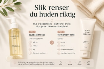 Slik renser du huden riktig