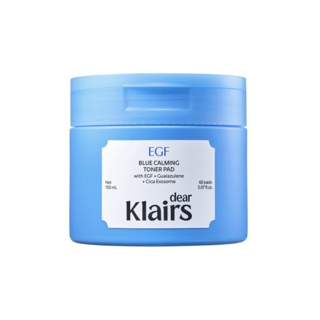 Klairs EGF Blue Calming Toner Pad 150 mL 60 Pads