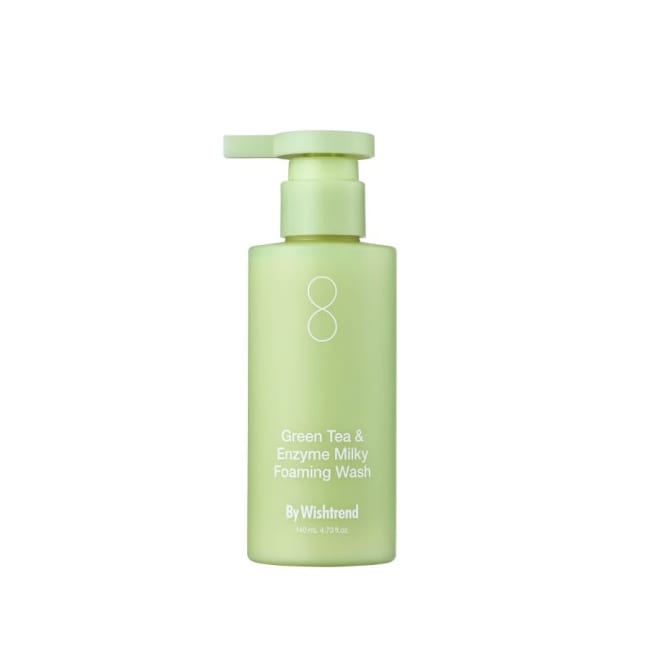 By Wishtrend Green Tea & Enzyme Milky Foaming Wash 140 mL