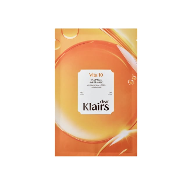 Klairs Vita 10 Radiance Sheet Mask 25 mL