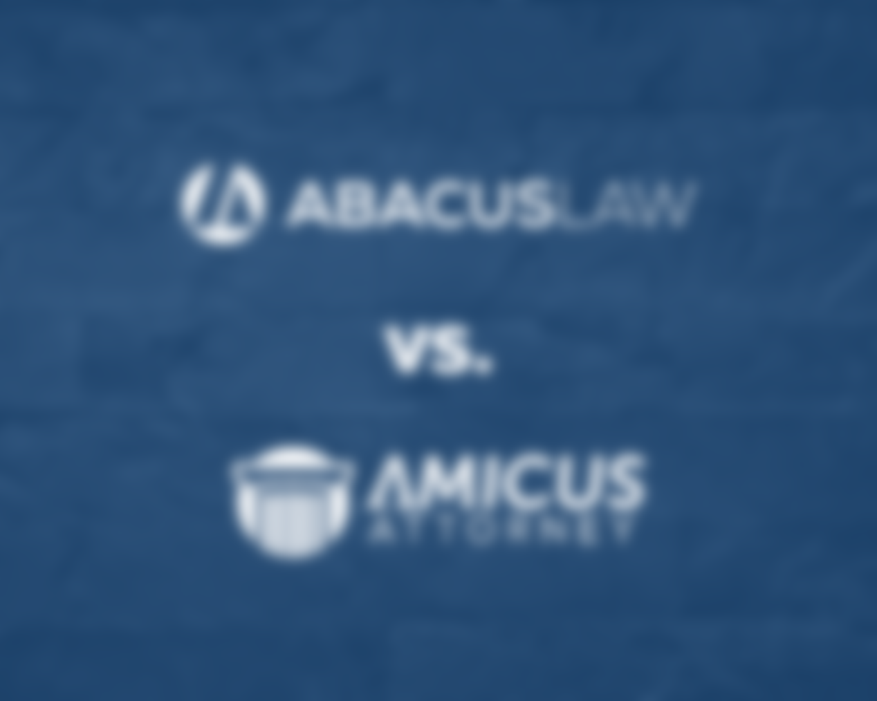 AbacusLaw vs. Amicus Attorney