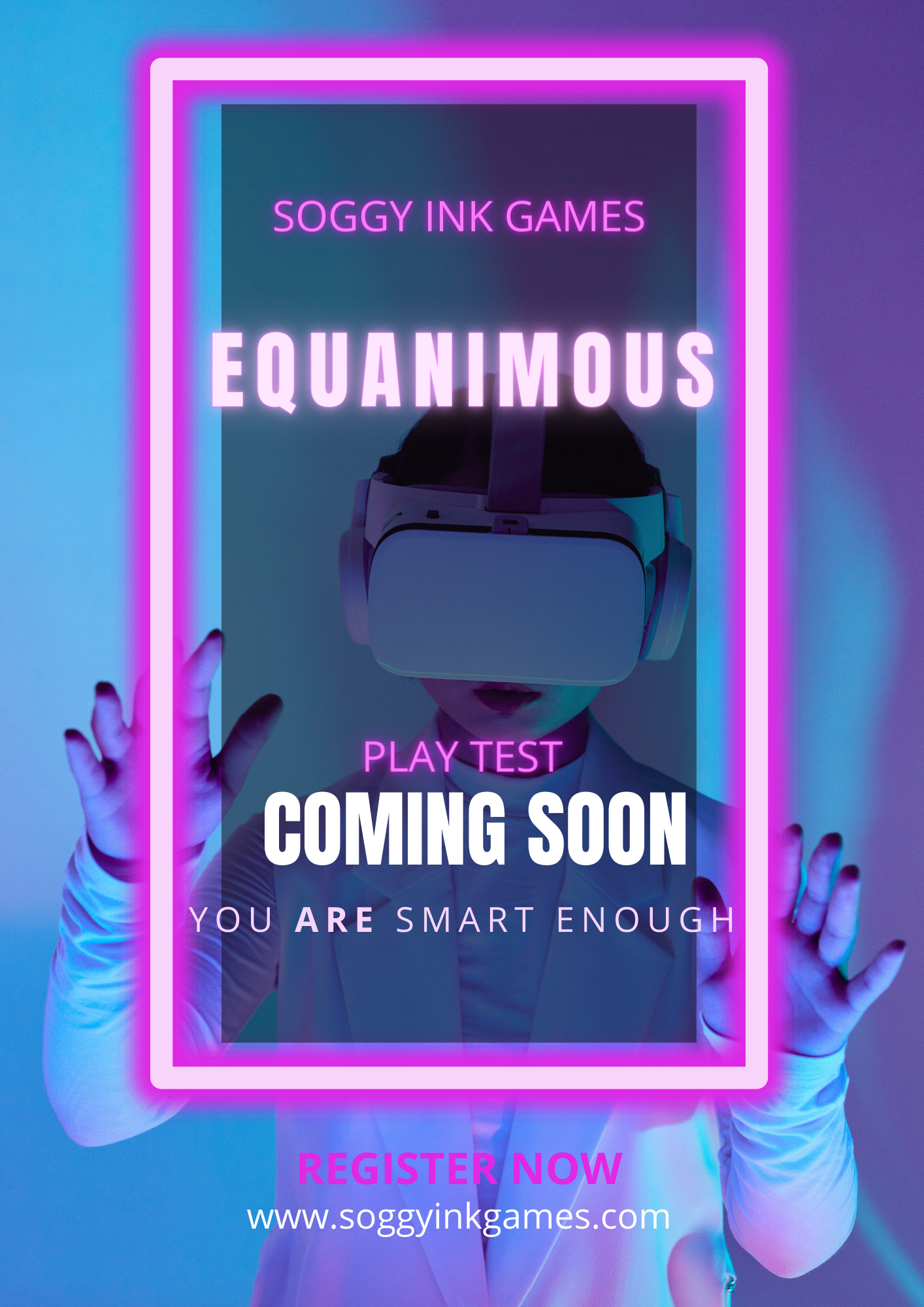soggy ink logo with wet ink in the background