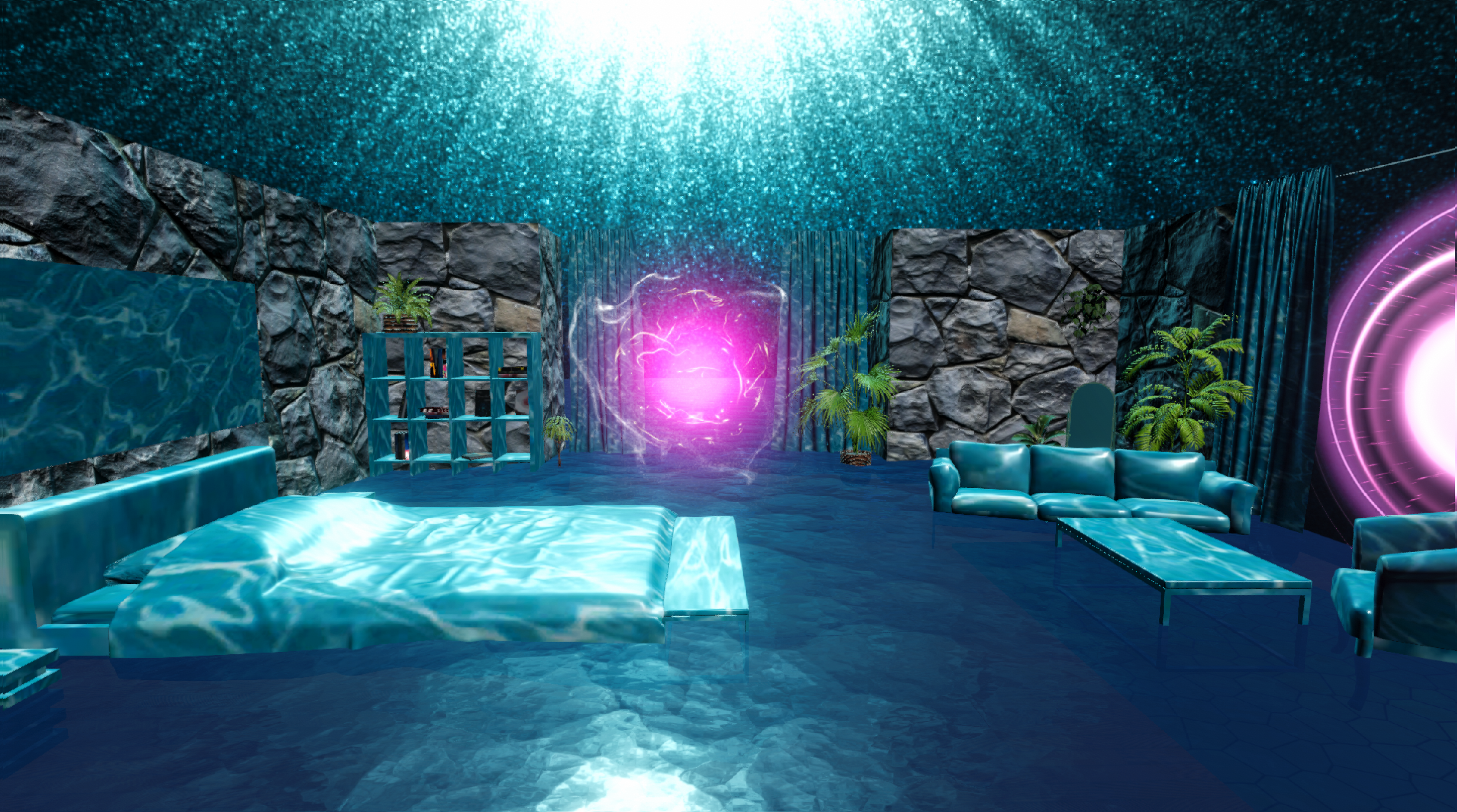 underwater level design in unity