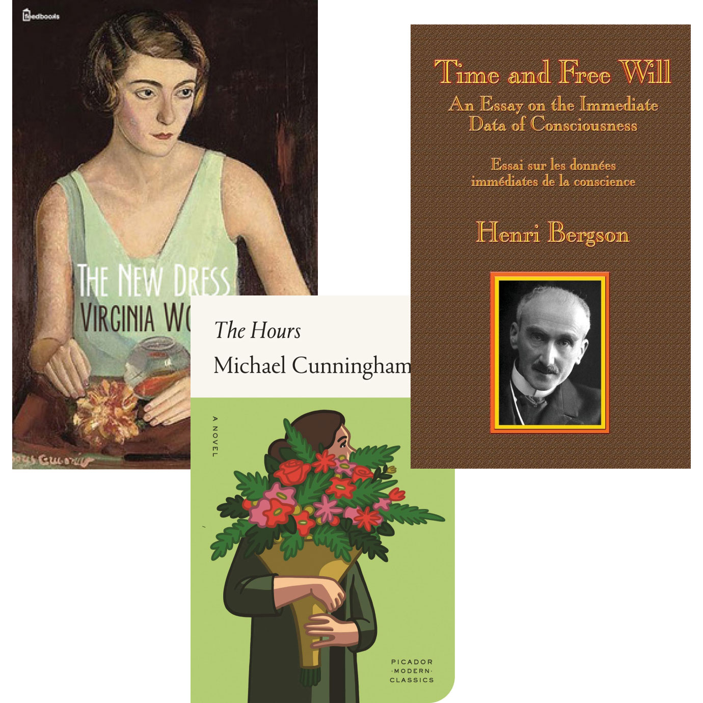 Three book covers.