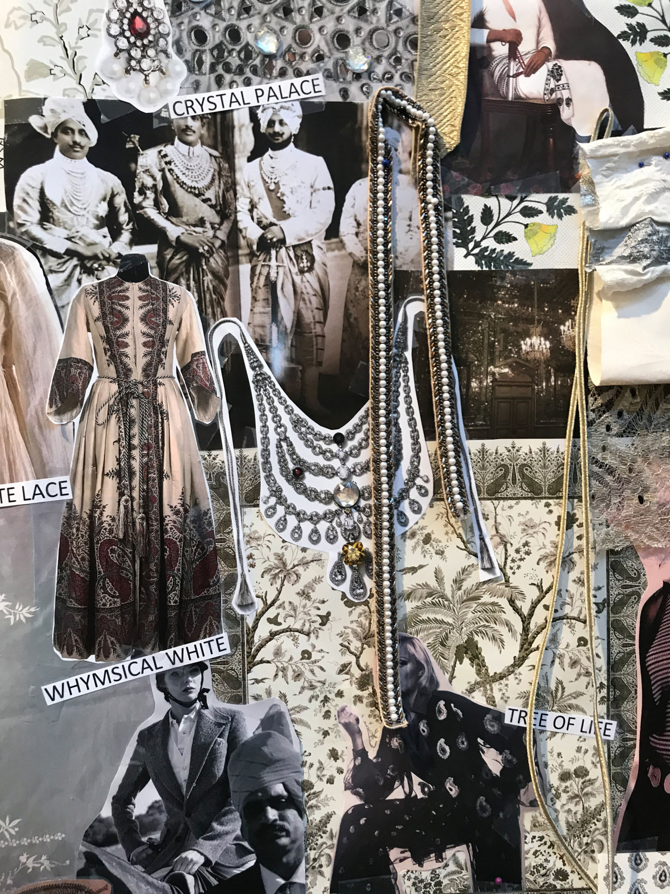 A fashion moodboard.