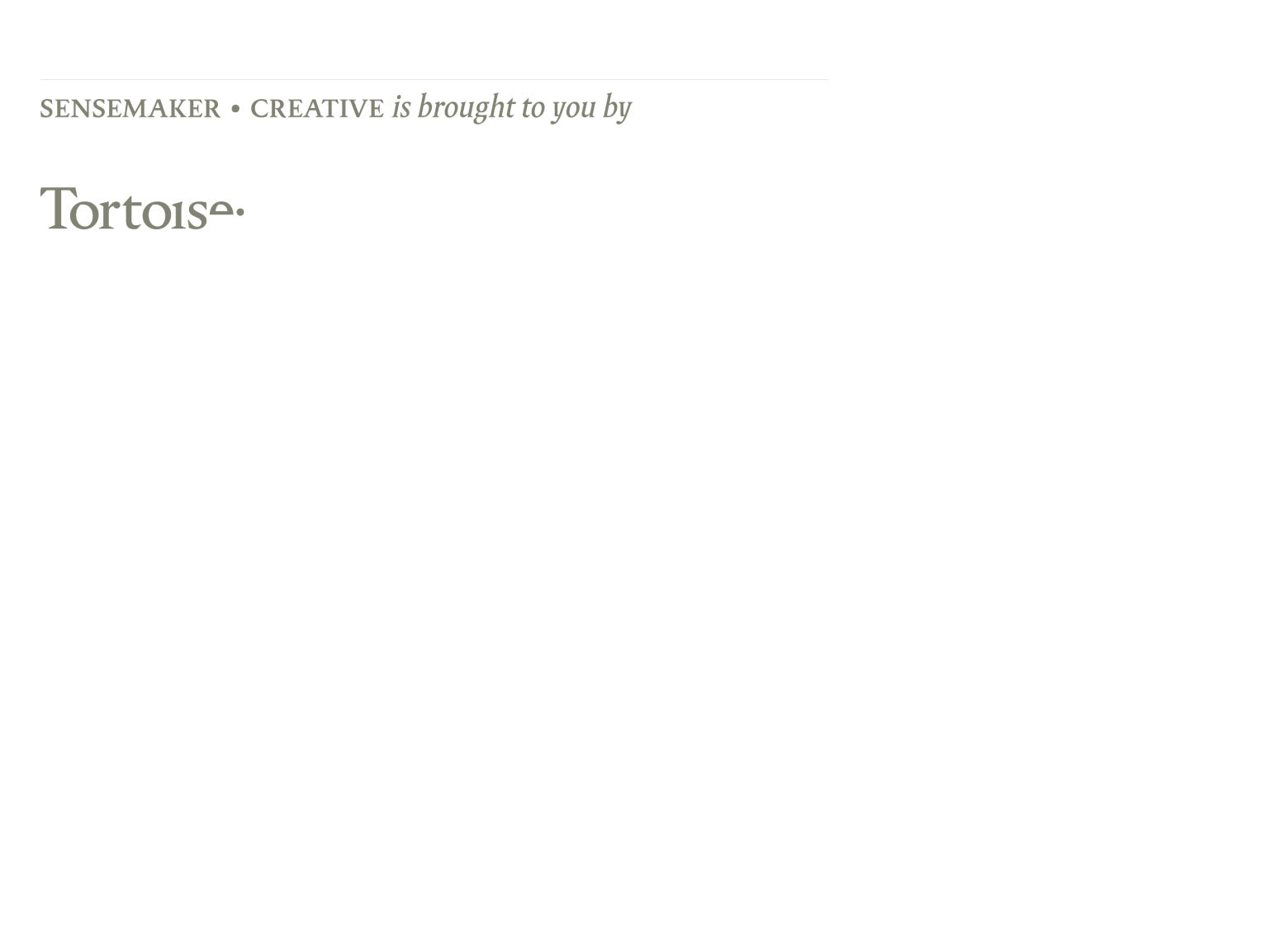 The Tortoise logo on a white background.