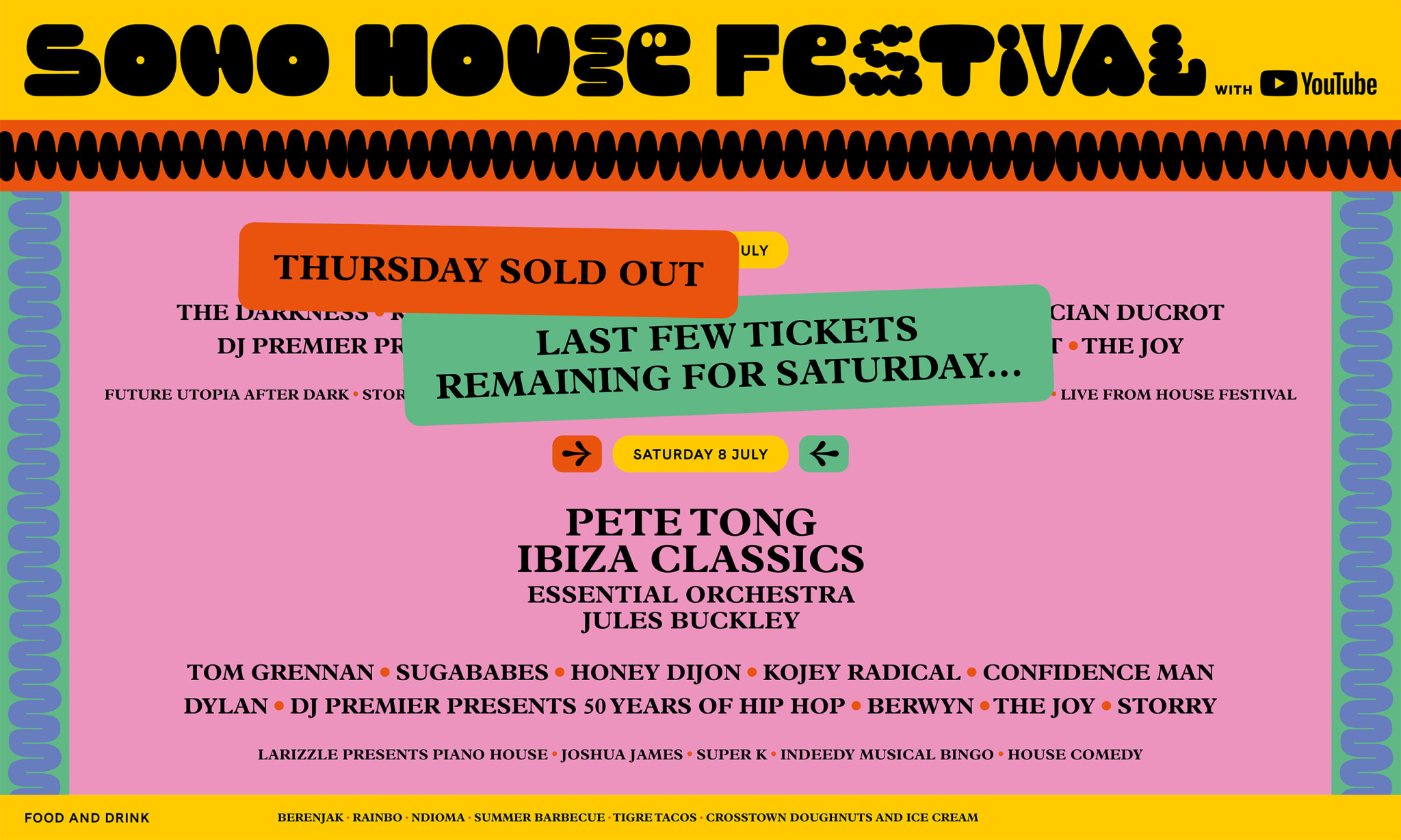 Soho House Festival 2023 final tickets remaining