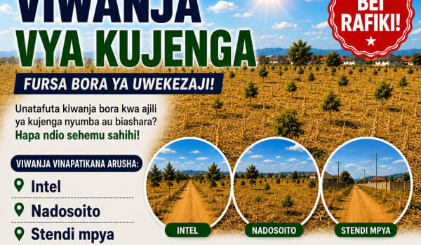 Plot for sell in Arusha