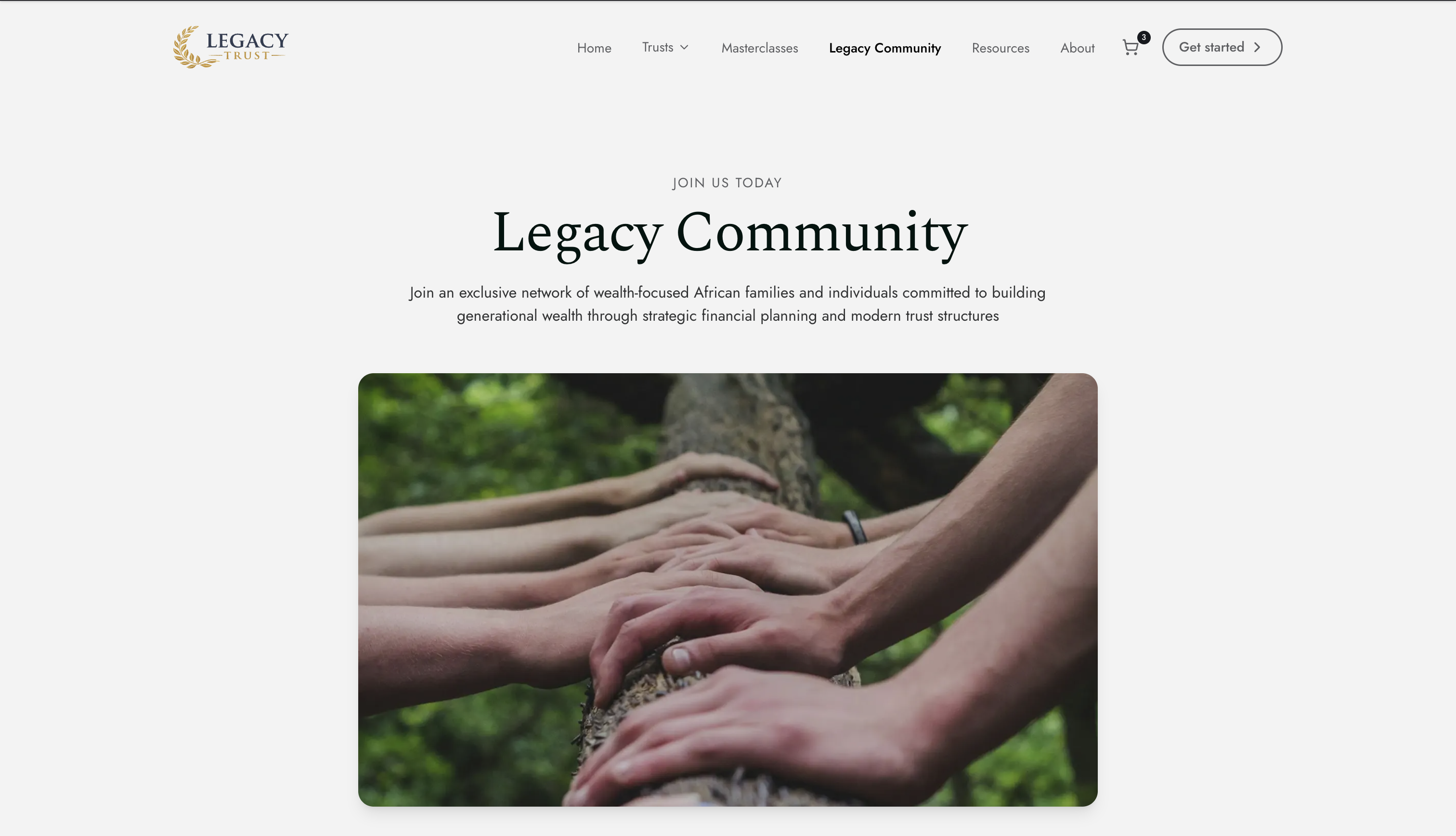 Legacy community platform connecting members through discussions and shared learning.