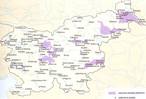 Območja s podtalnico v Sloveniji