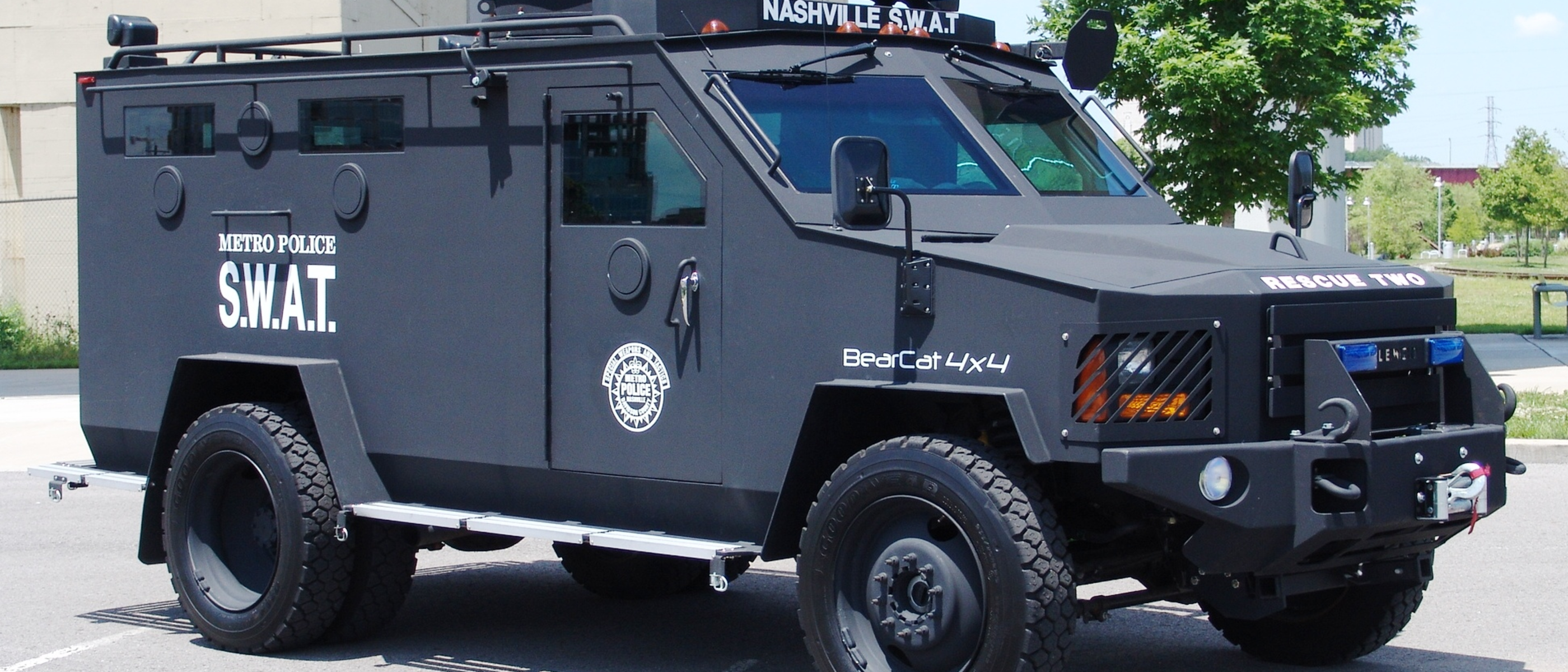 Where's the armored car?