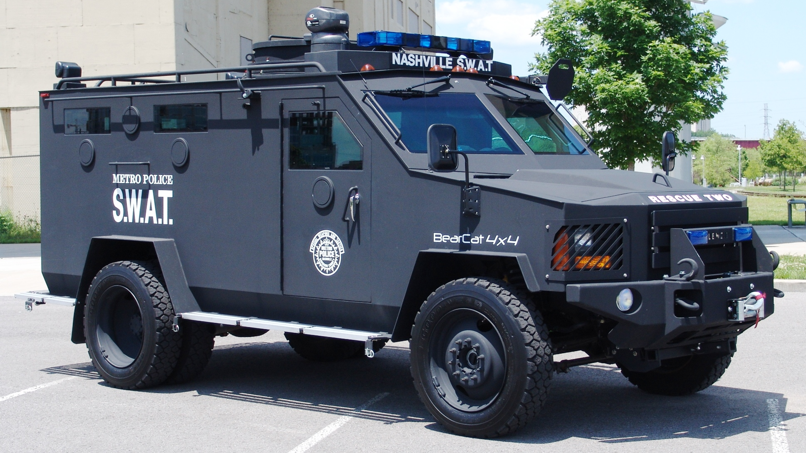 Where's the armored car?