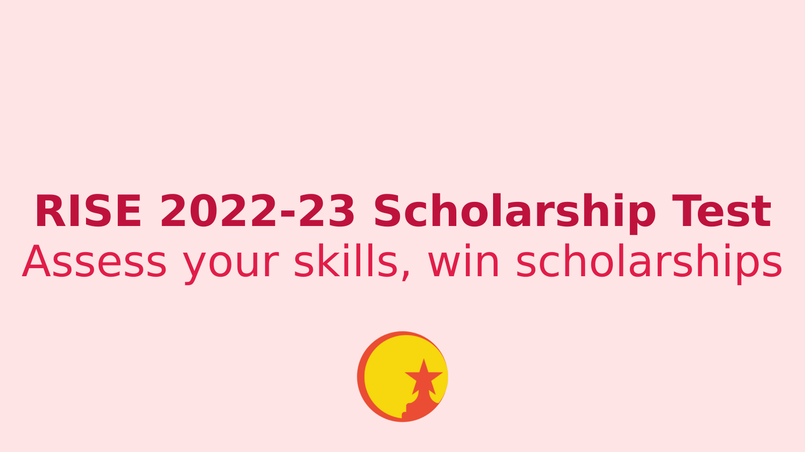 RISE - Scholarship & Admission Test by Rao IIT Academy