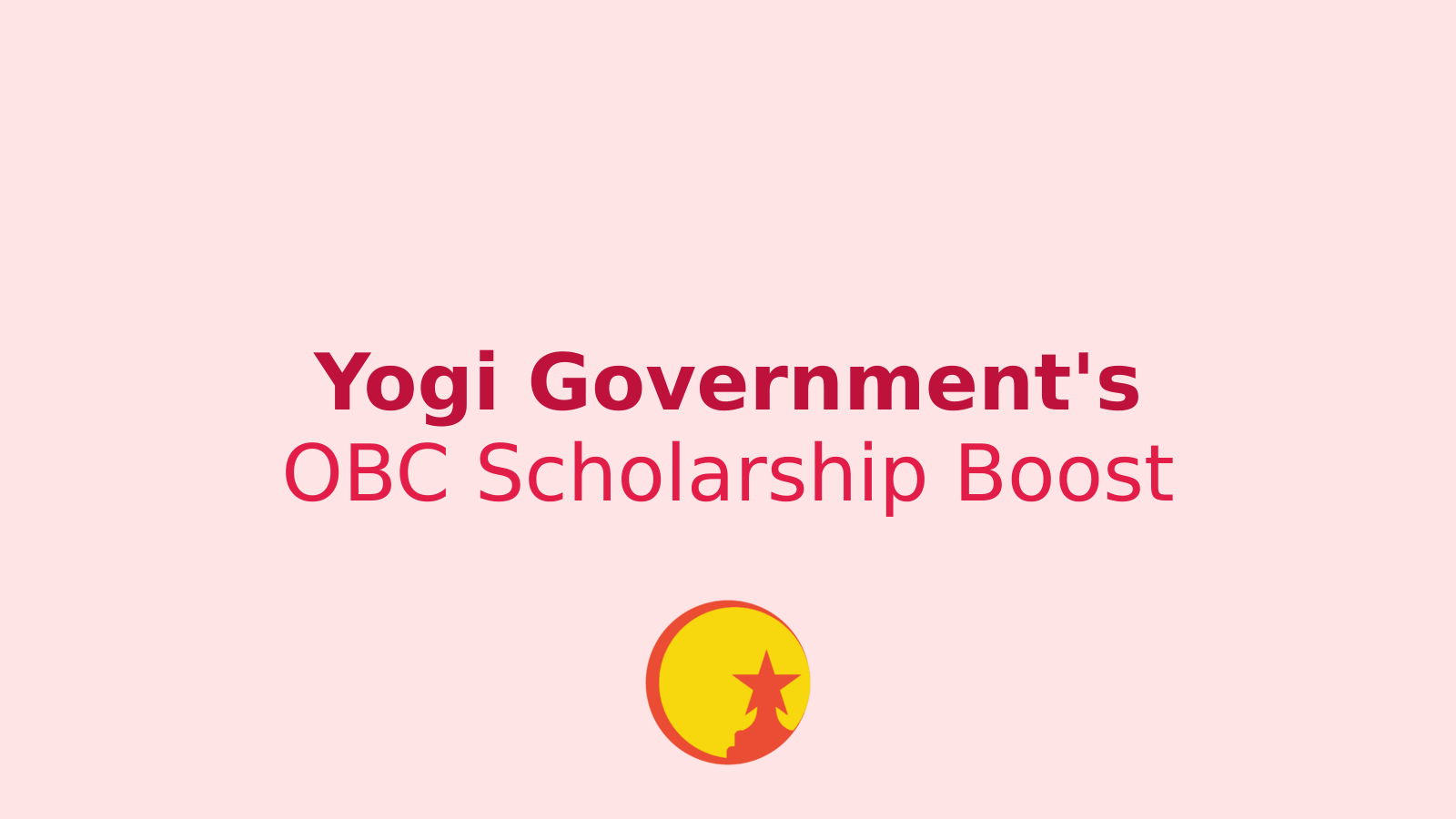 Empowering OBC Students: Yogi Government's Scholarship Scheme Opens Doors to Higher Education