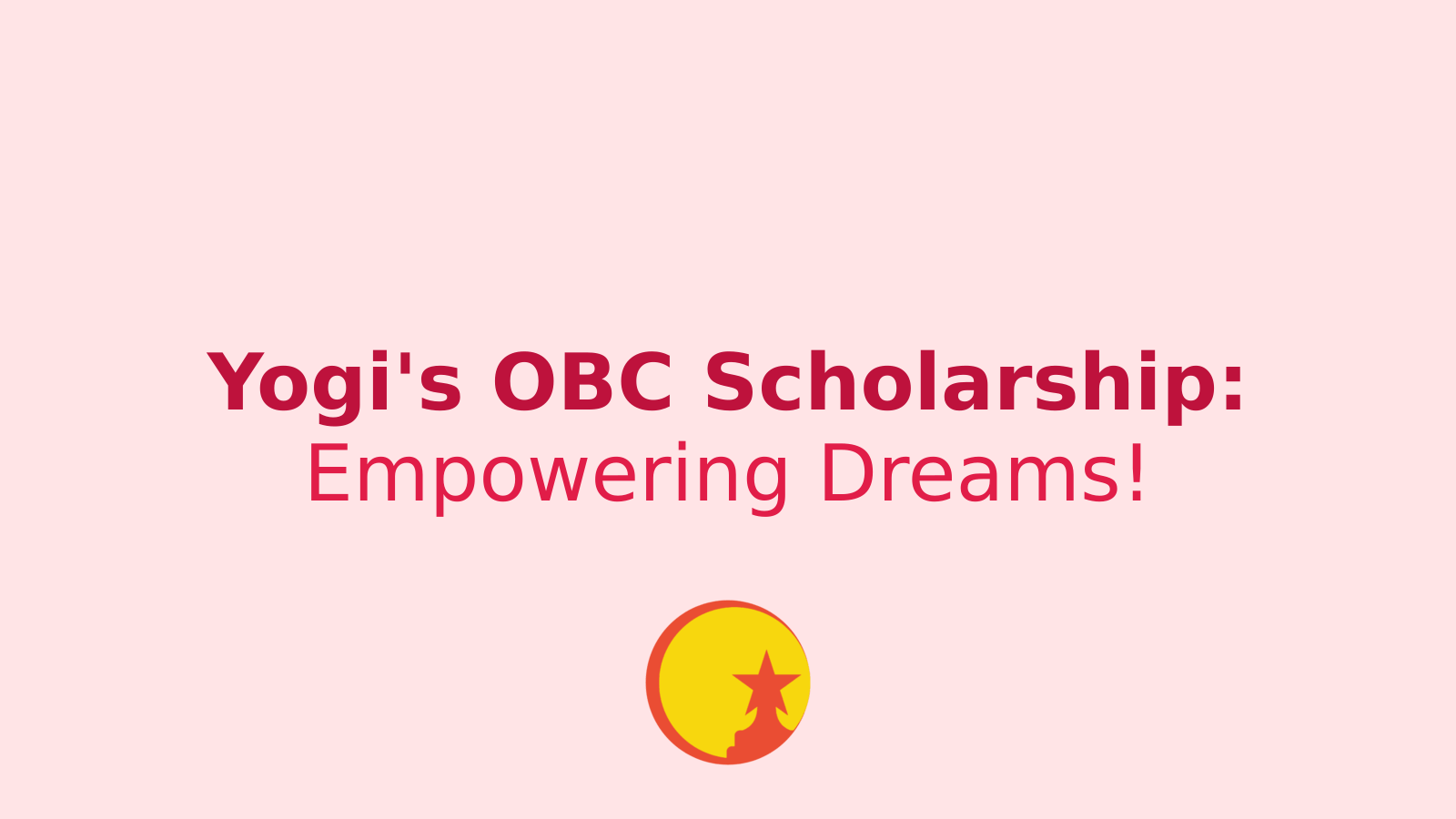 Yogi's Game-Changer: OBC Scholarship Scheme Paves the Way for Bright Futures!