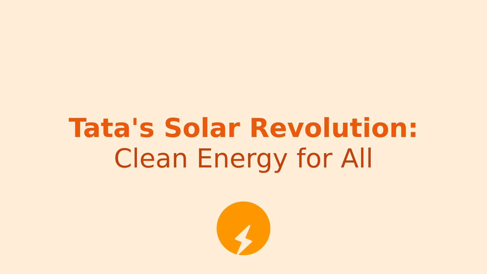 Tata's 2kW Solar Revolution: Affordable Clean Energy for Every Home