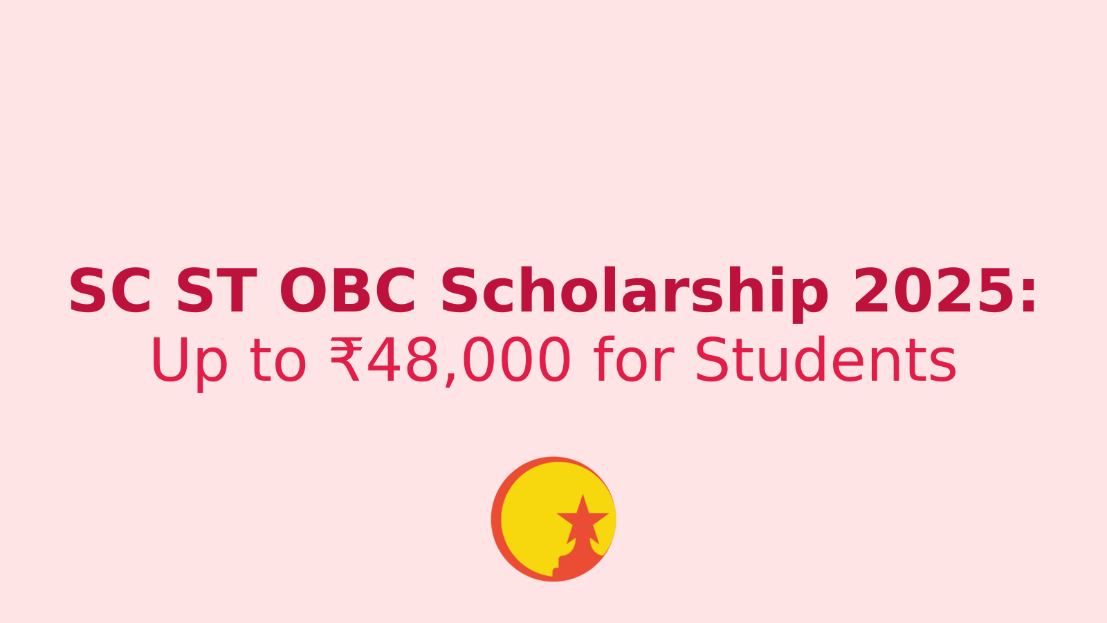 How to Apply for SC ST OBC Scholarship 2025: A Complete Guide