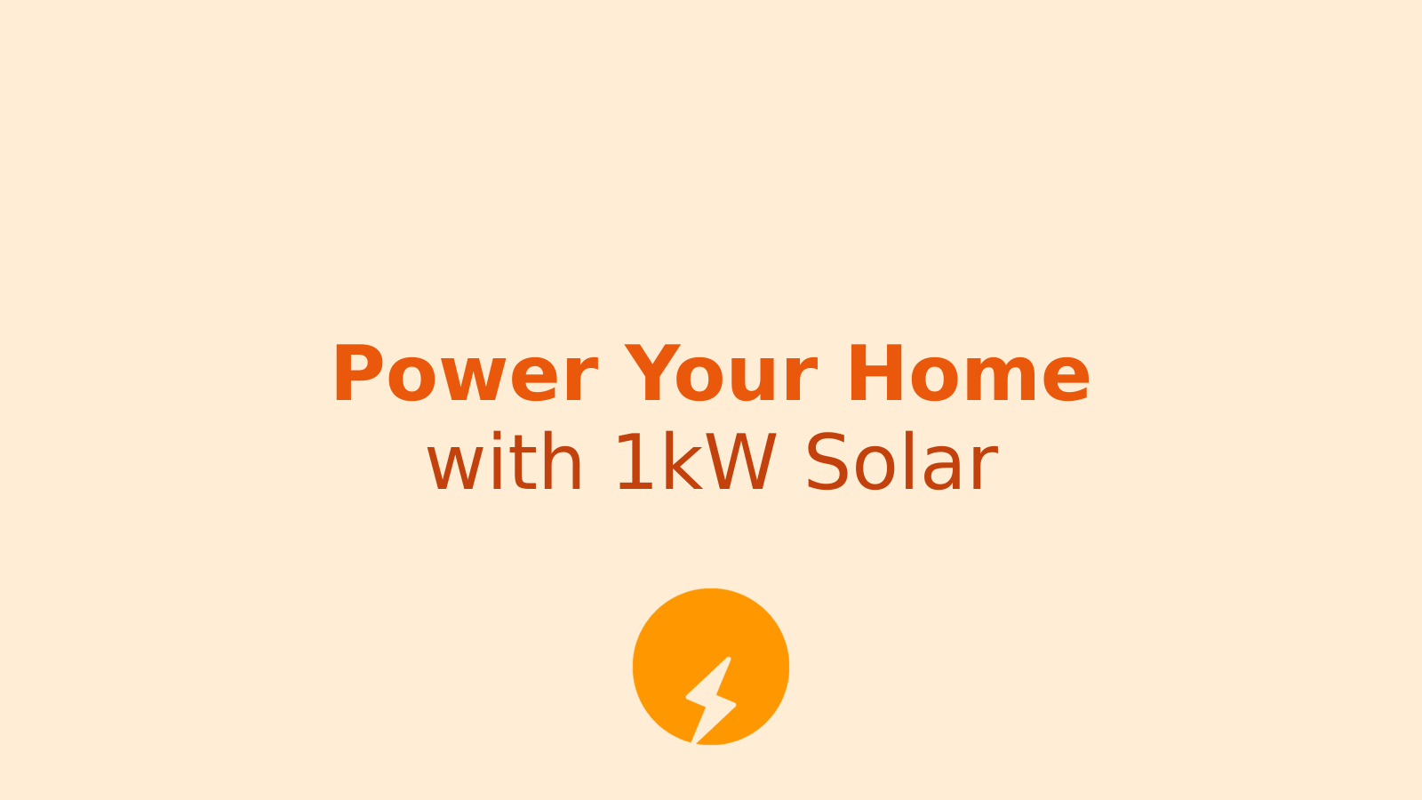 How Much Electricity Does a 1kW Solar Panel Generate?
