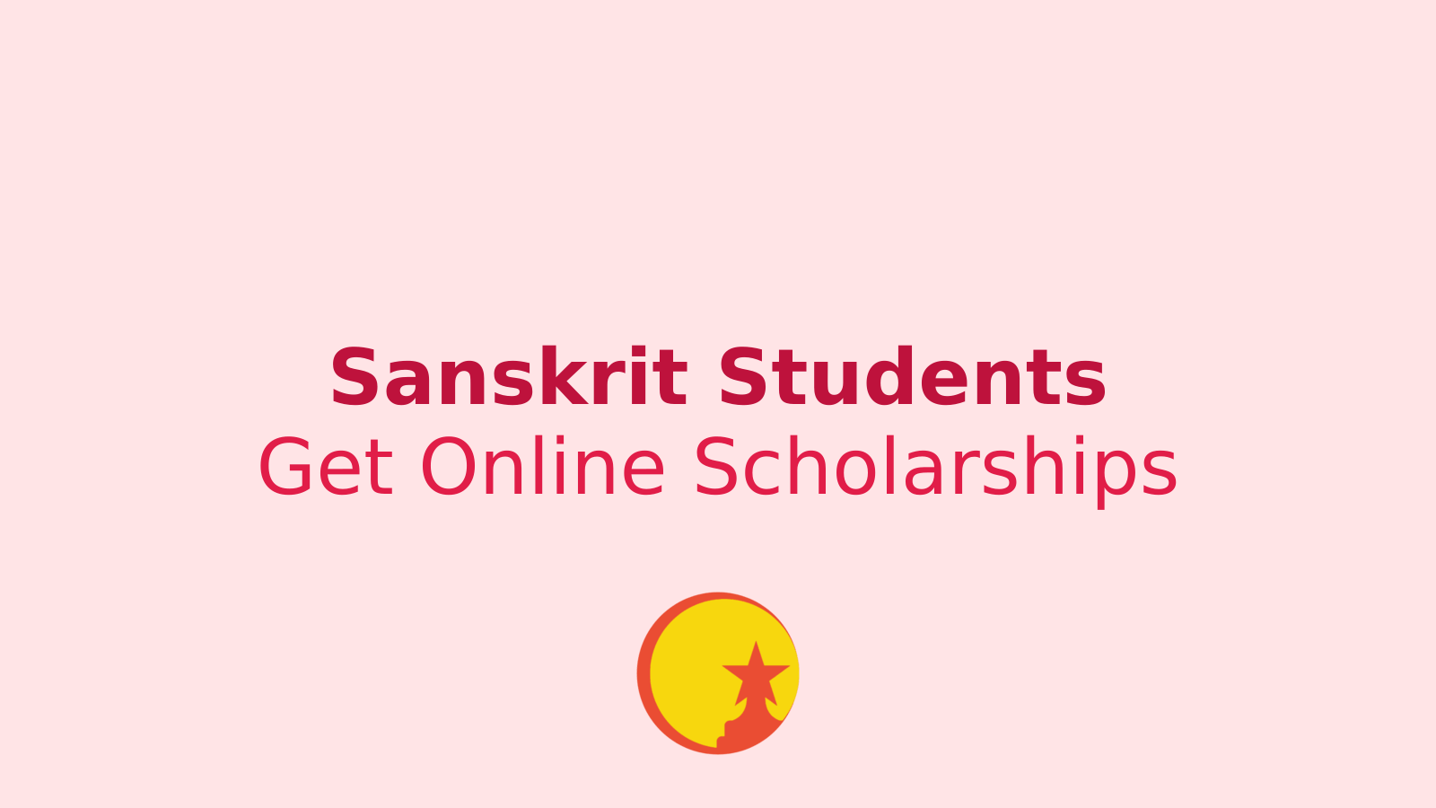 Online Scholarships Now Available for Sanskrit Students