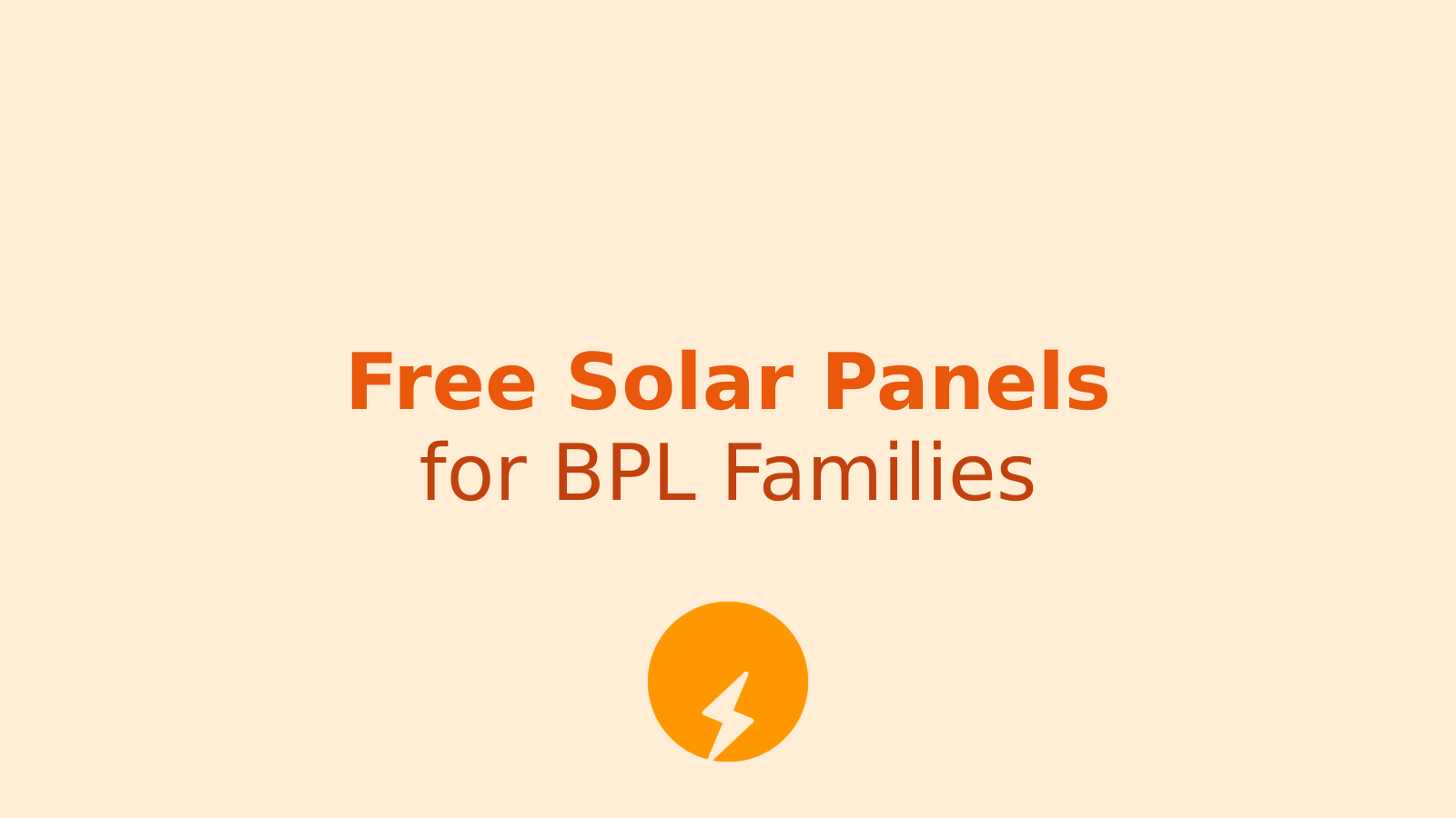 How BPL Families Can Get Free Solar Panels from the Government in 2026