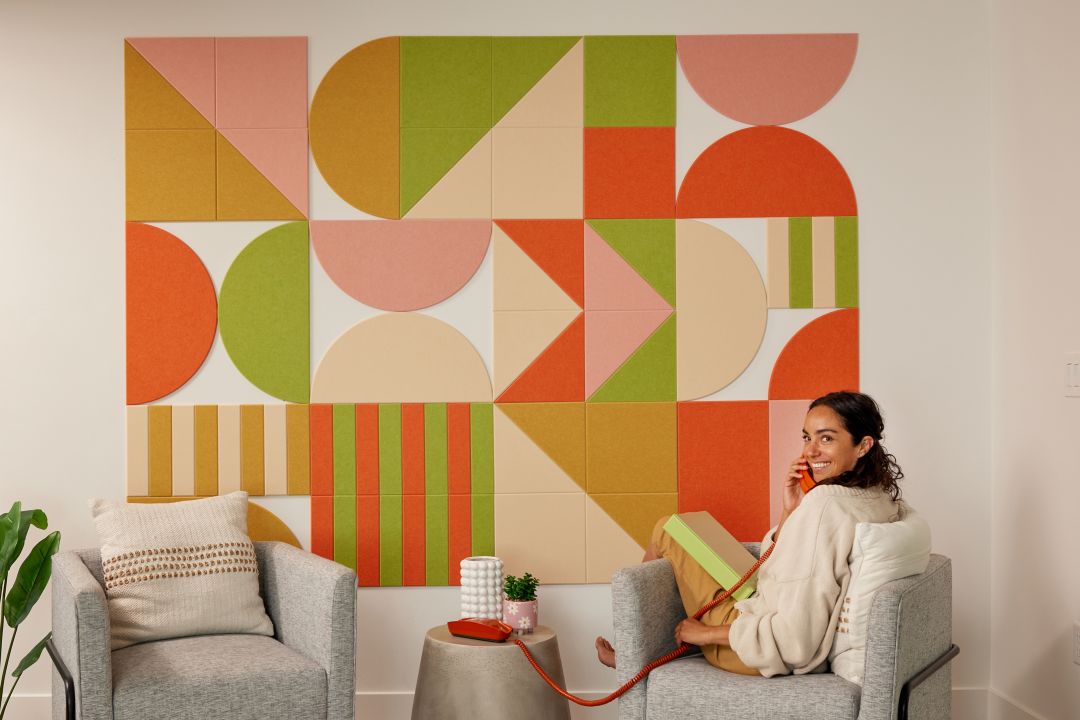 Customizable Felt Wall Tiles