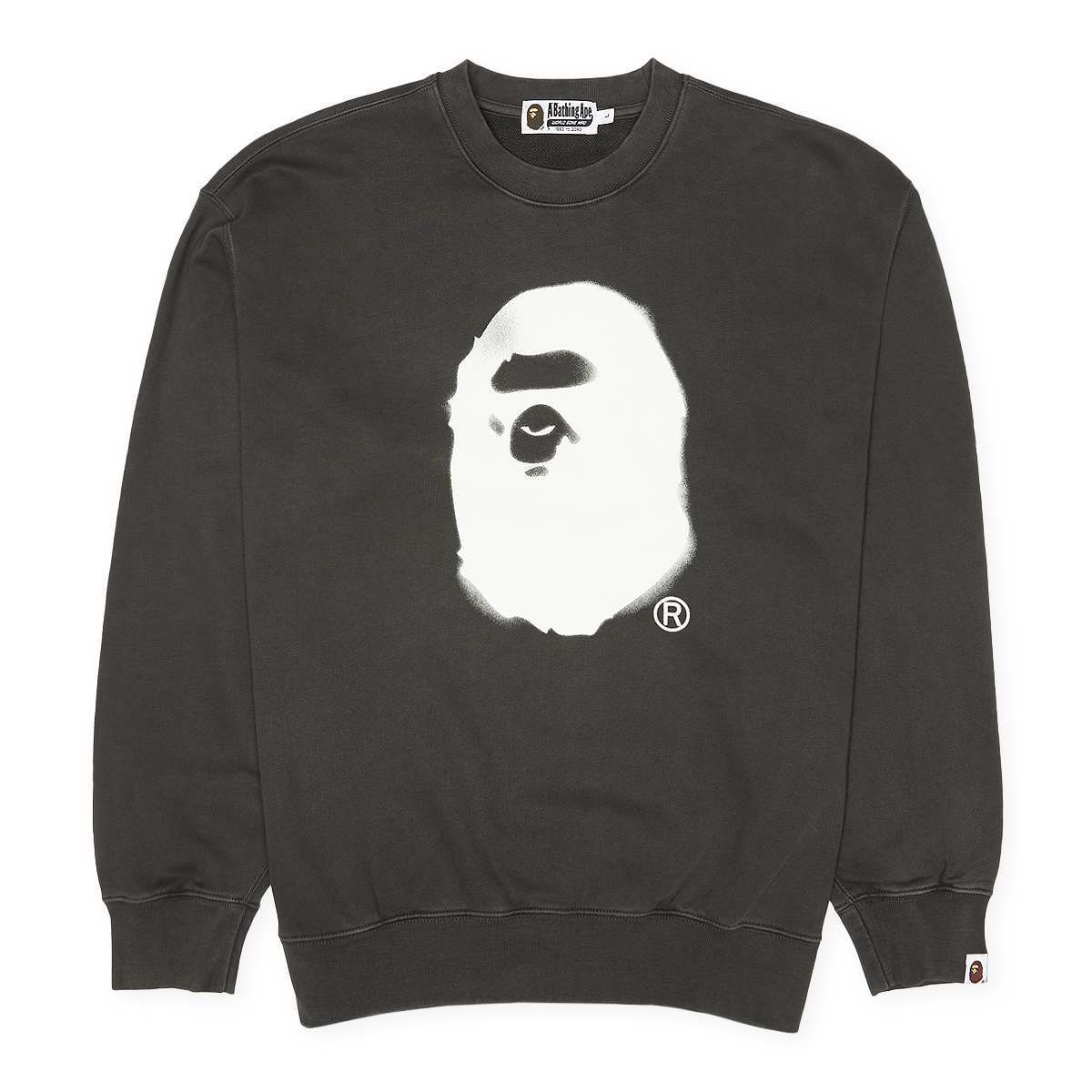 Spray Ape Head Garmint Dyed Crewneck M