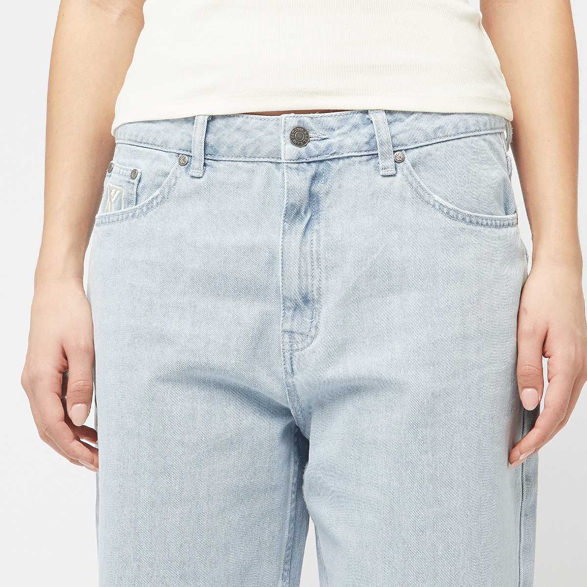 Karl Kani Signature K Straight Leg Denim Women Broeken blauw Kleding