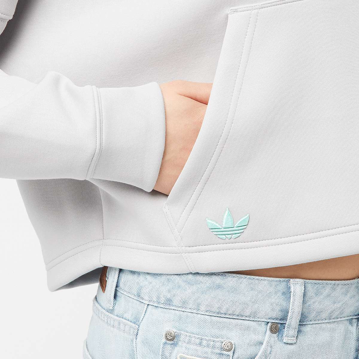 adidas Originals Hoodie Neuclassics Women Hoodies & Sweaters grijs Maat XS Kleding