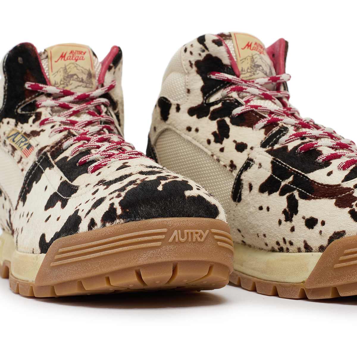 Autry Malga Mid Leather Cow Print — foto 5